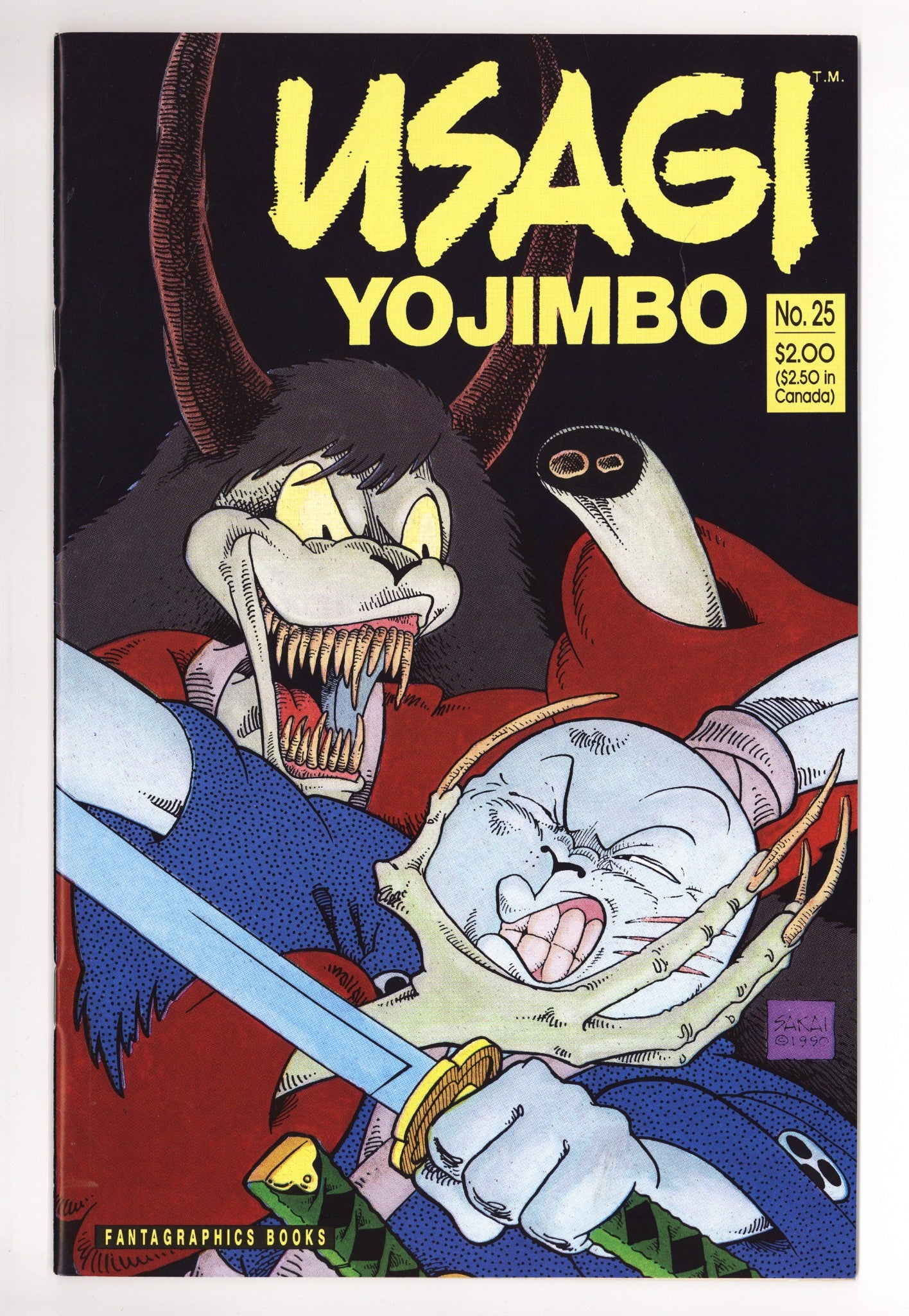 Usagi Yojimbo Vol 1 25 Mid Grade (1990) 