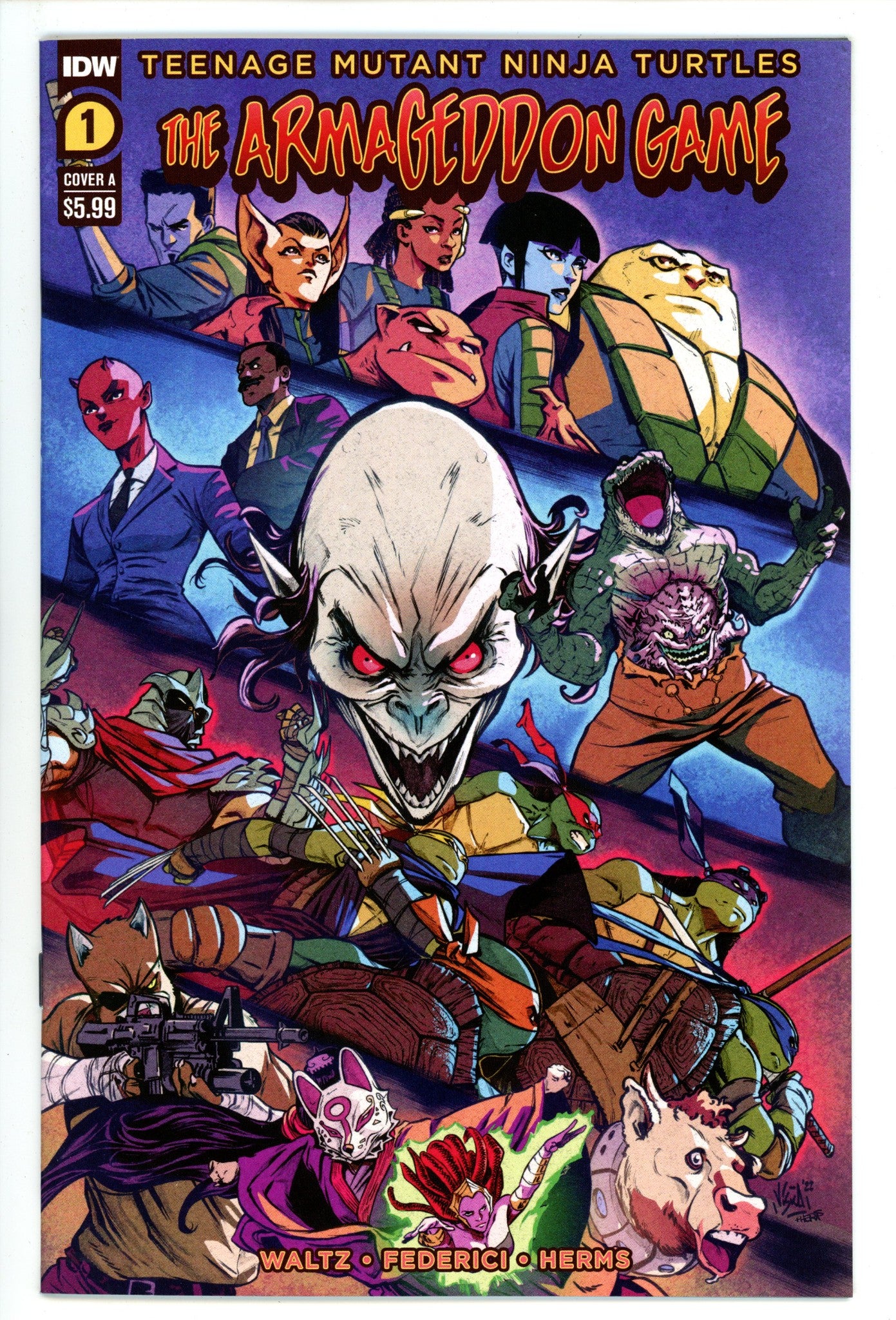 Teenage Mutant Ninja Turtles: The Armageddon Game 1 High Grade (2022) 