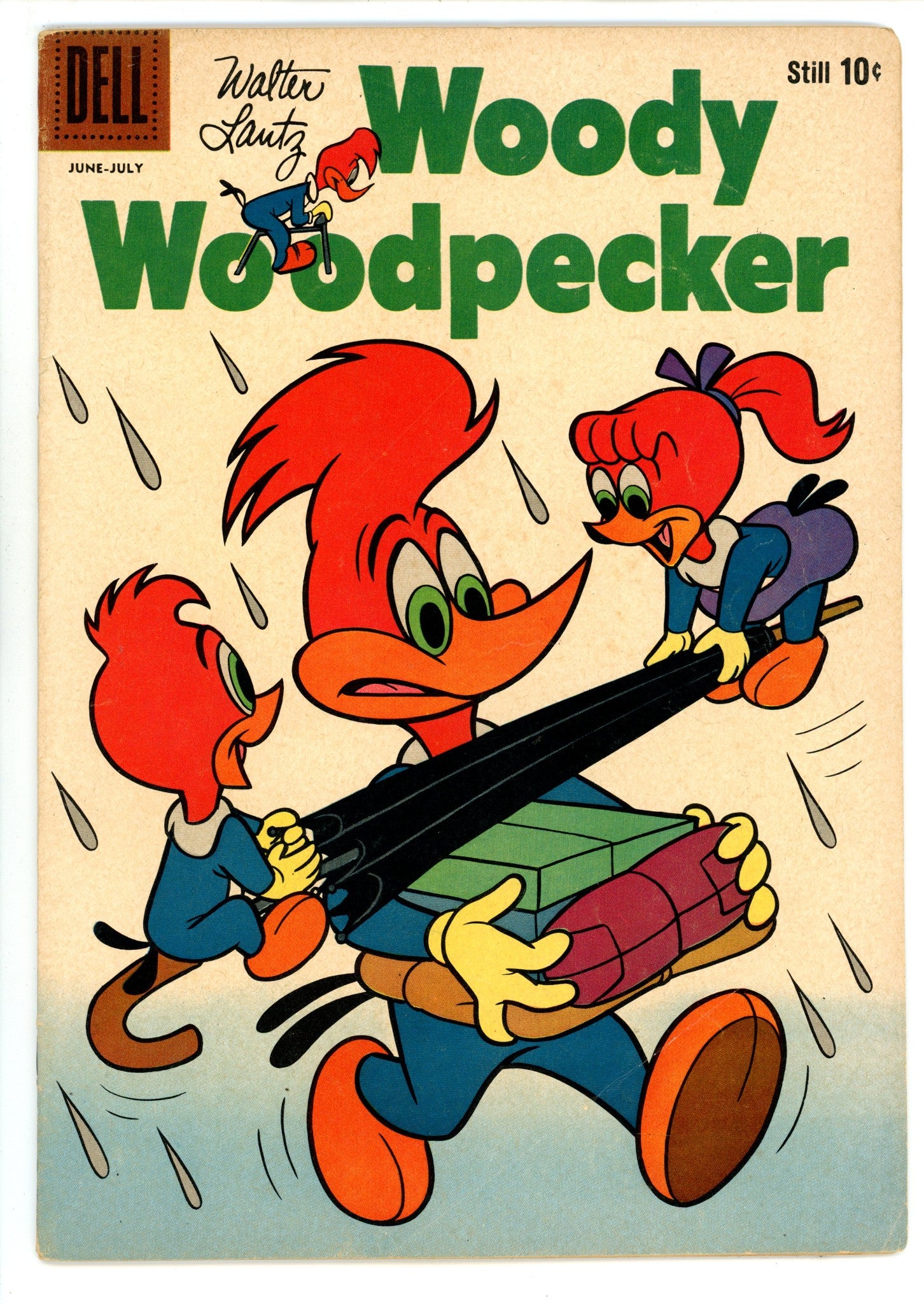 Walter Lantz Woody Woodpecker 61 VG+ (4.5) (1960) 