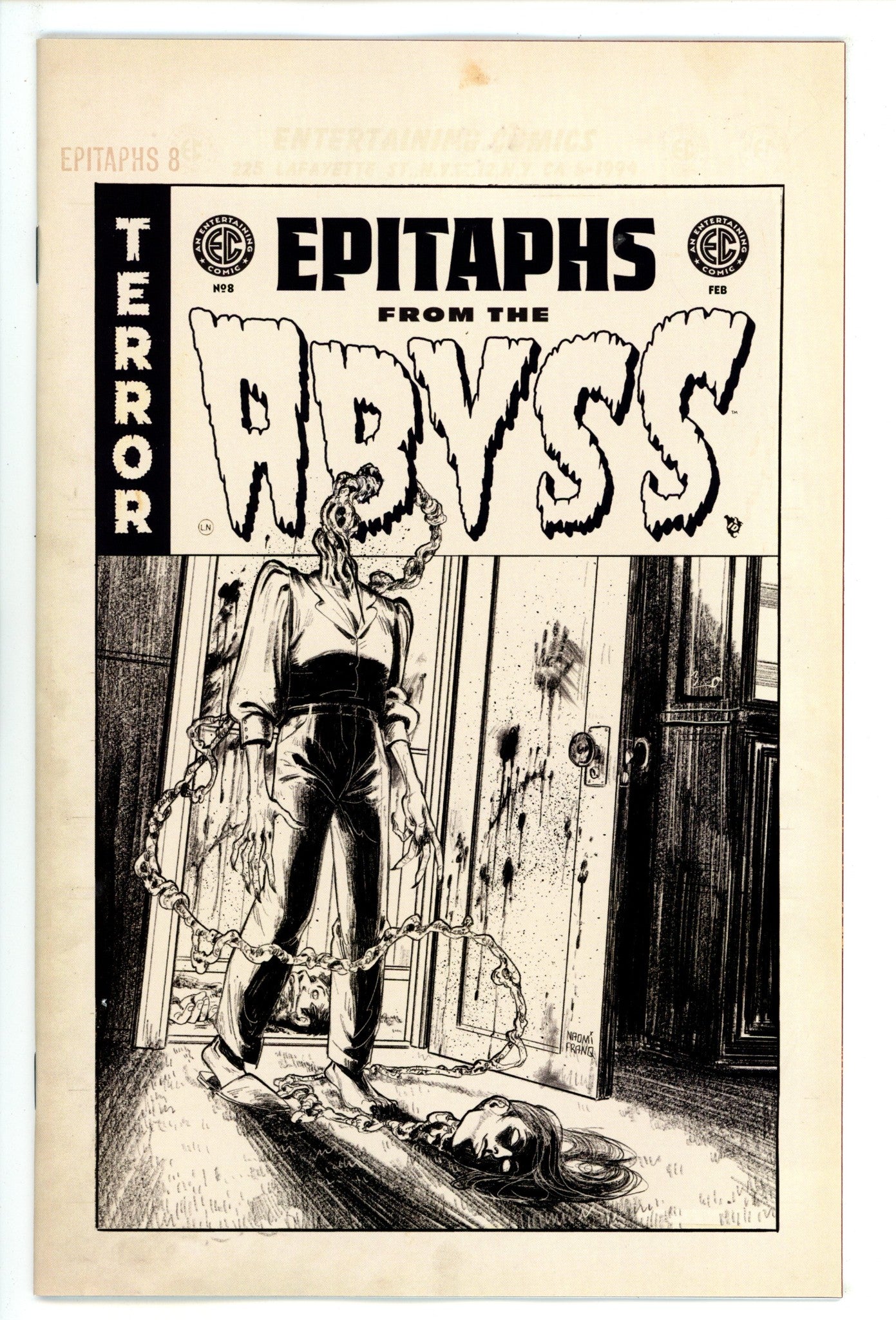 EC Epitaphs From The Abyss 8 Franquiz B&W Incentive Variant NM- (2025)