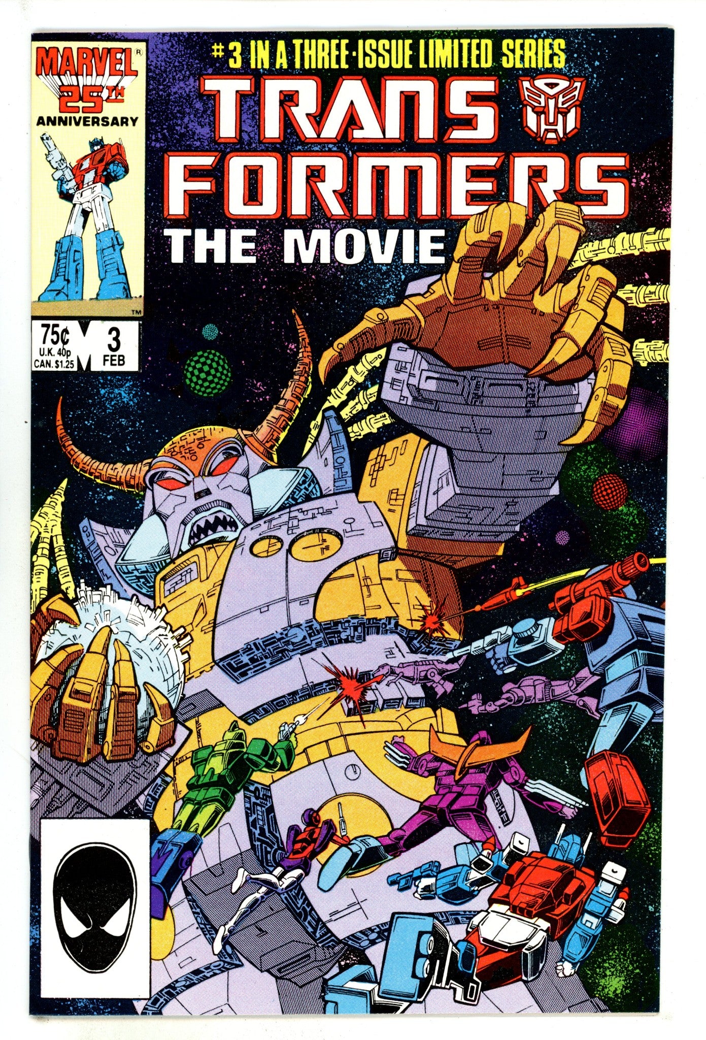 Transformers: The Movie 3 NM- (9.2) (1987) 