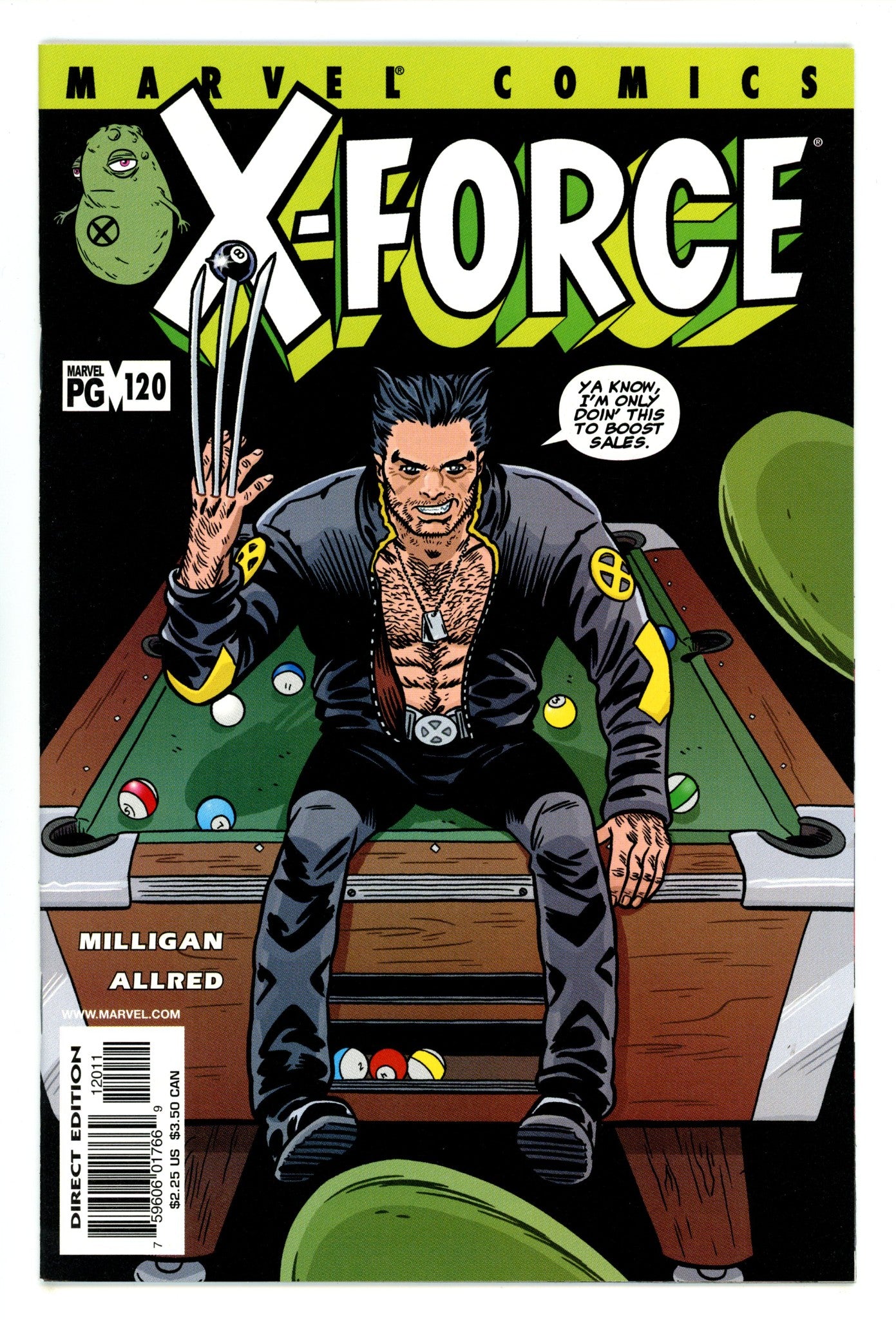 X-Force Vol 1 120 High Grade (2001) 