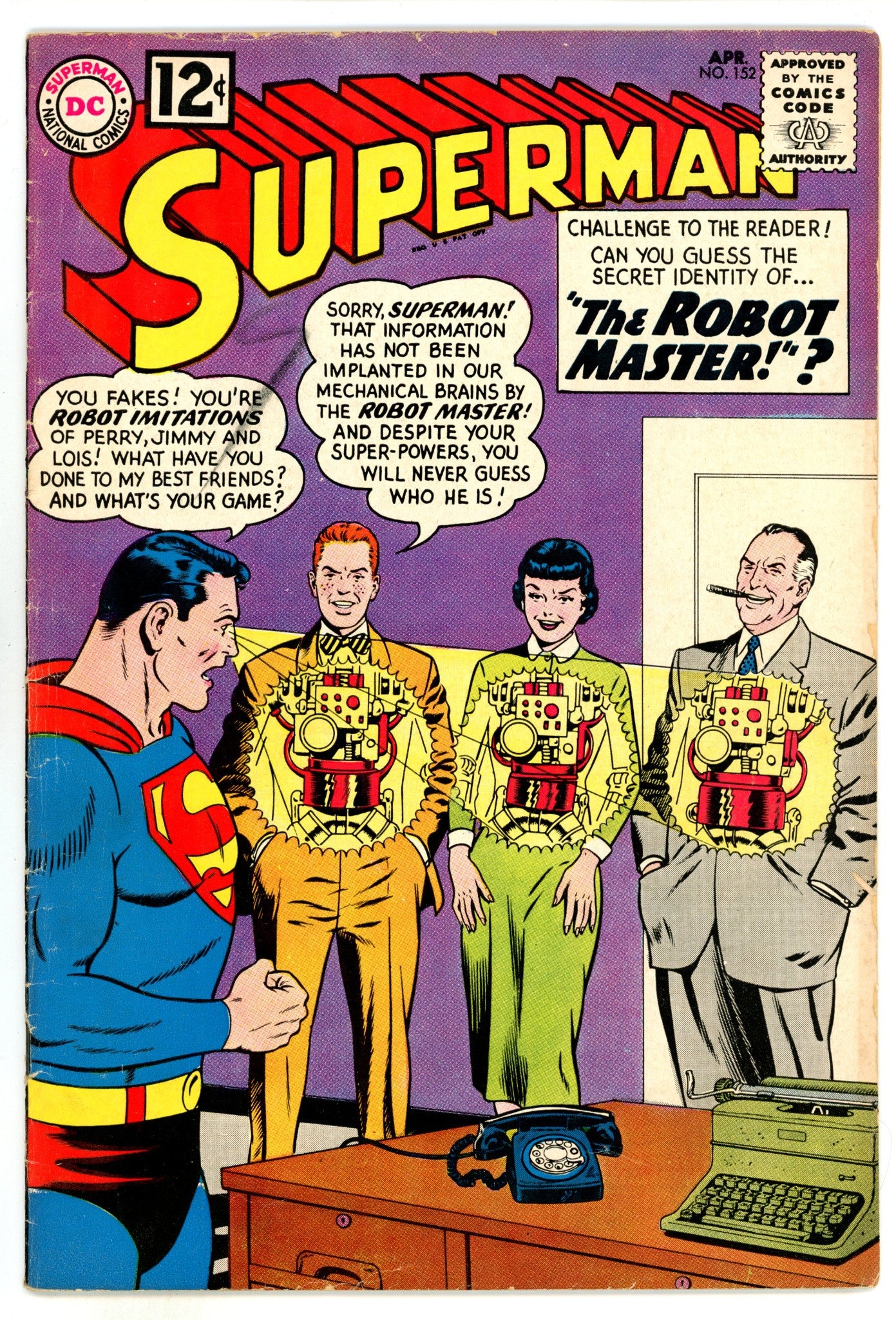 Superman Vol 1 152 VG (4.0) (1962) 
