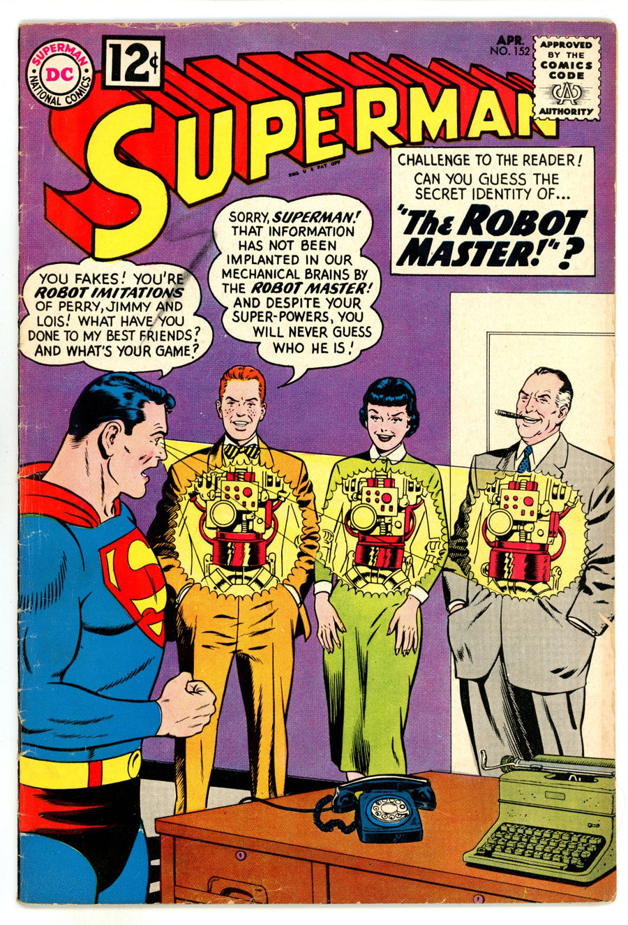 Superman Vol 1 152 VG (4.0) (1962) 