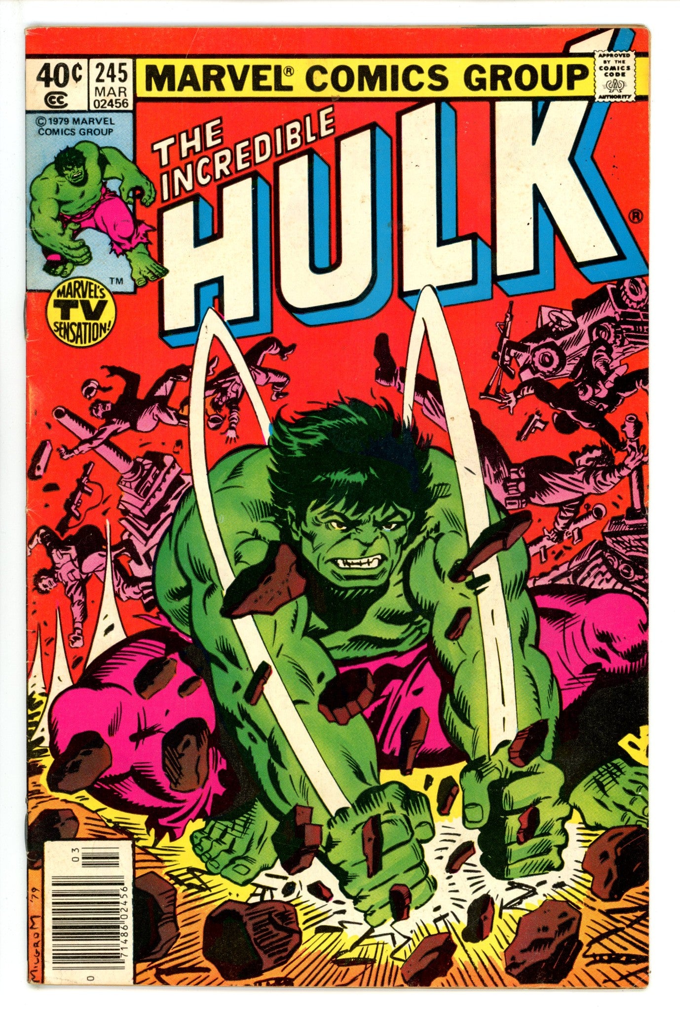 The Incredible Hulk Vol 1 245 Newsstand VG/FN (1980)