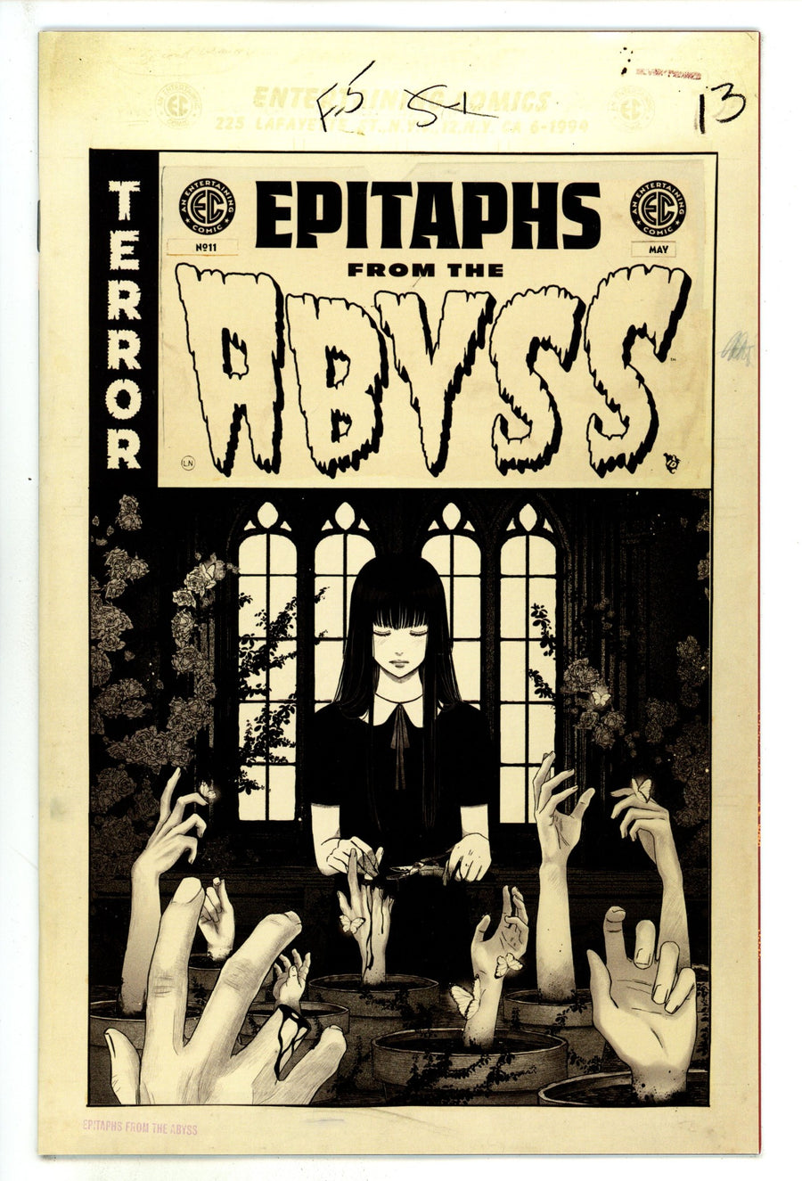 EC Epitaphs From The Abyss 11 Citriya B&W Incentive Variant NM (2025)