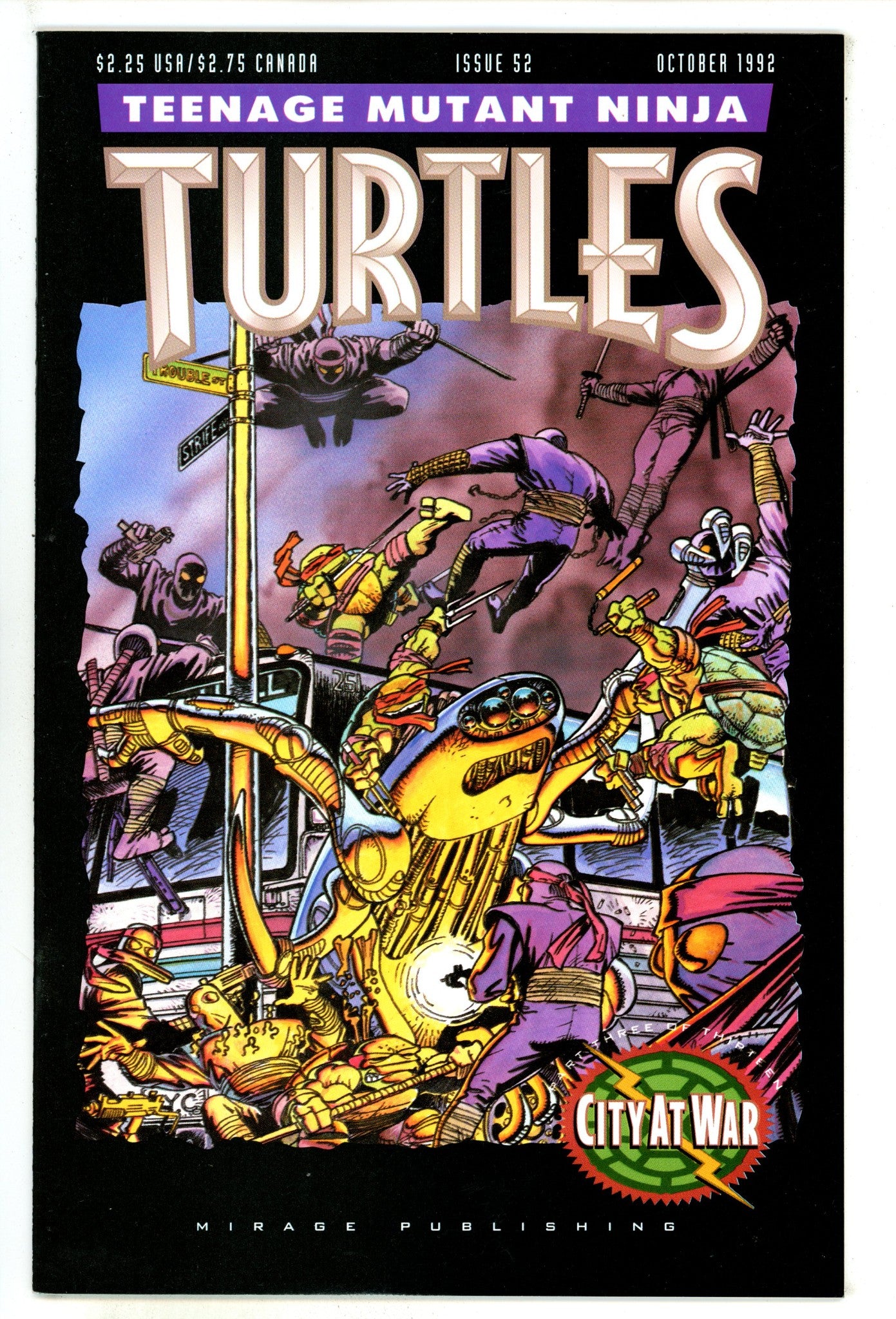 Teenage Mutant Ninja Turtles Vol 1 52 VF+ (8.5) (1992) 