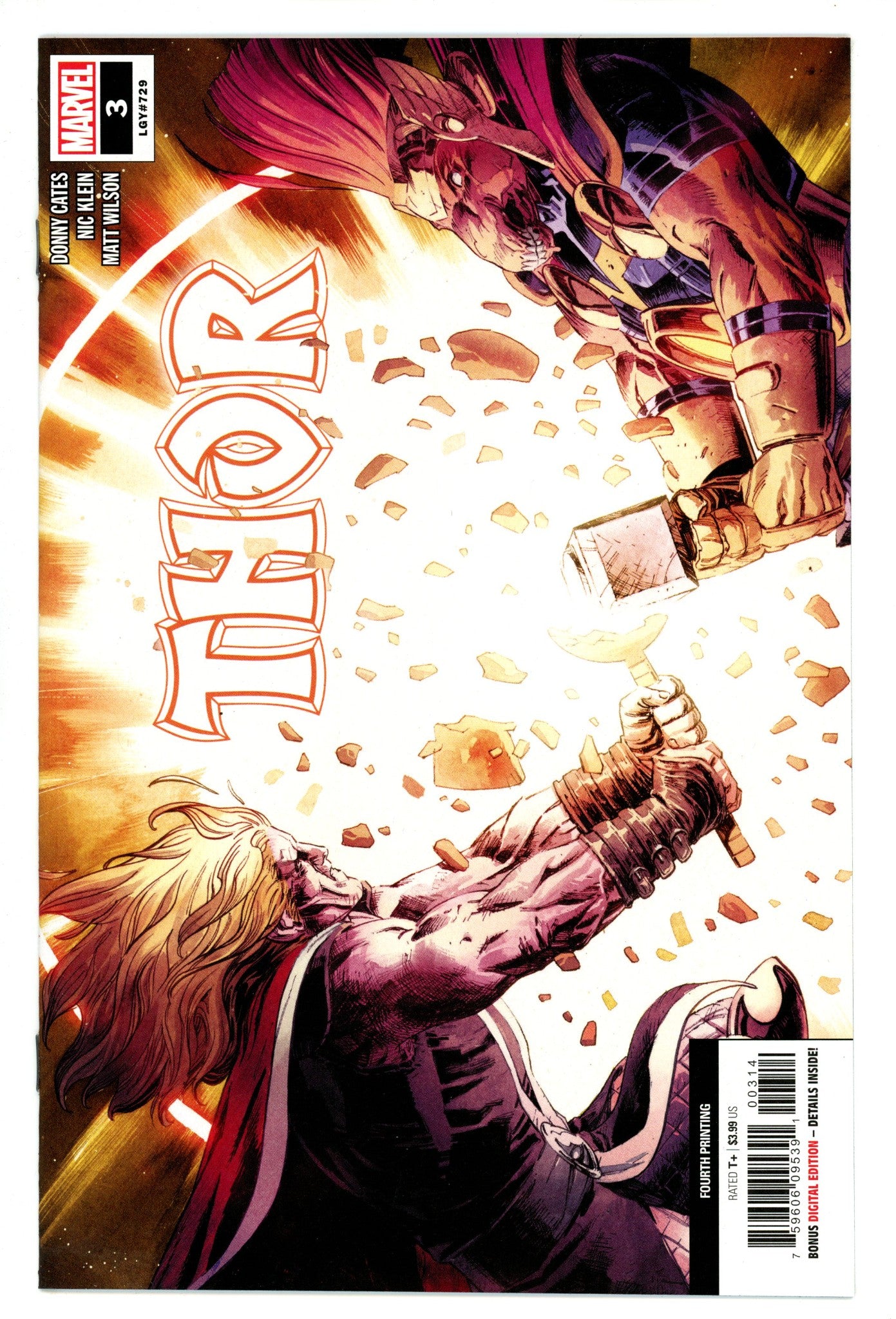 Thor Vol 6 3 (729) High Grade (2020) 4th Print 