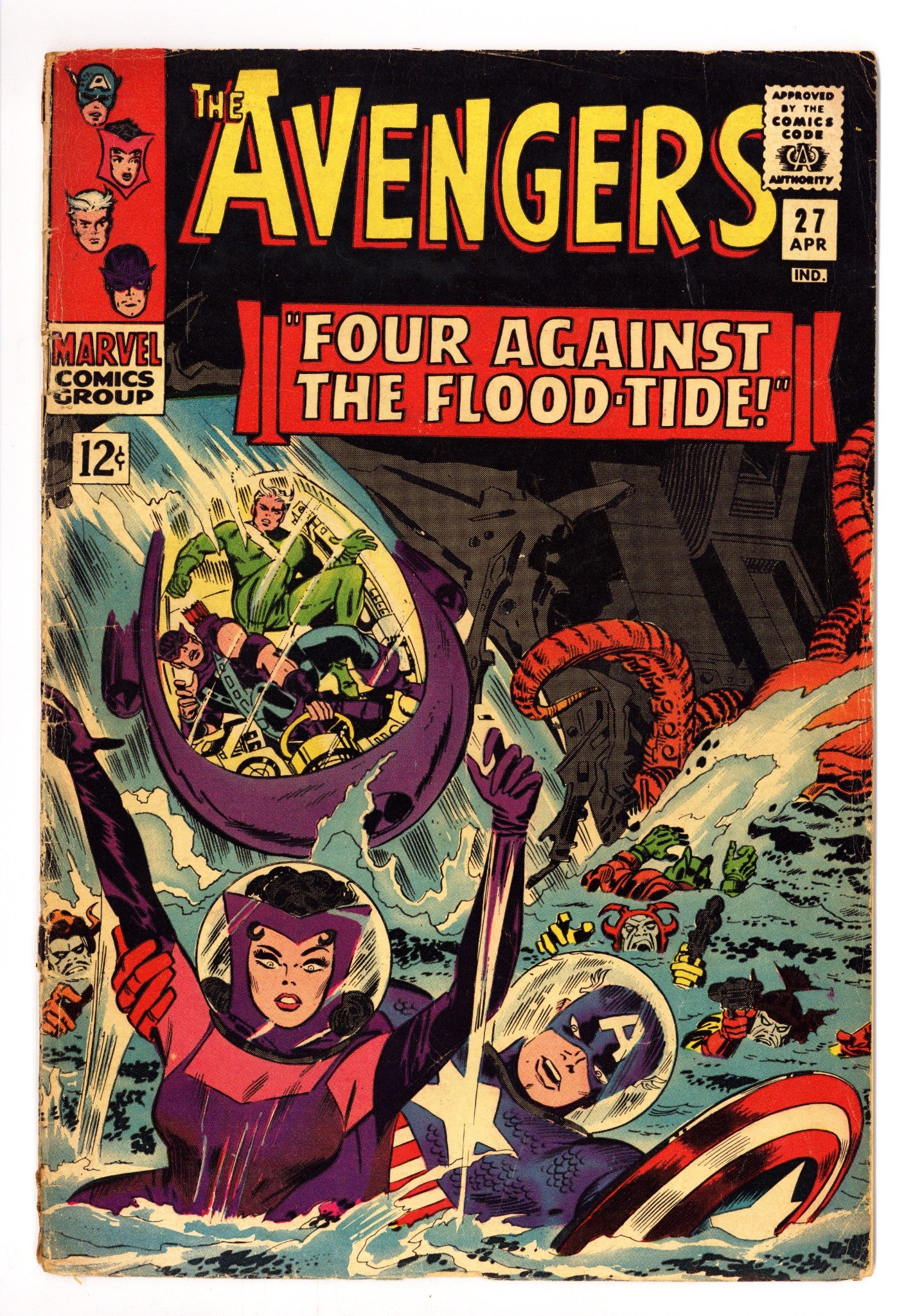 The Avengers Vol 1 27 GD+ (2.5) (1966) 