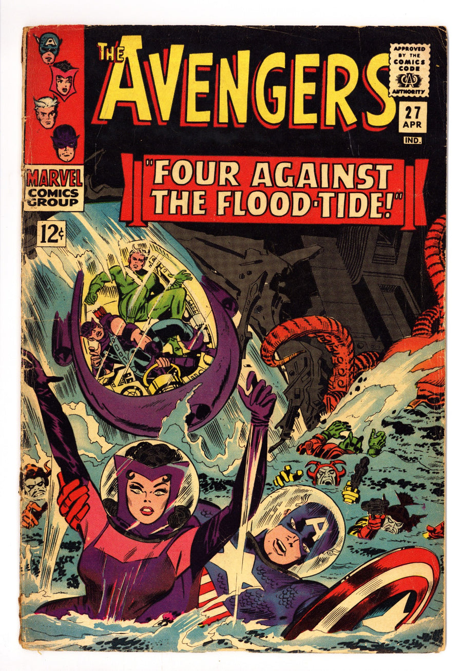 The Avengers Vol 1 27 GD+ (2.5) (1966) 