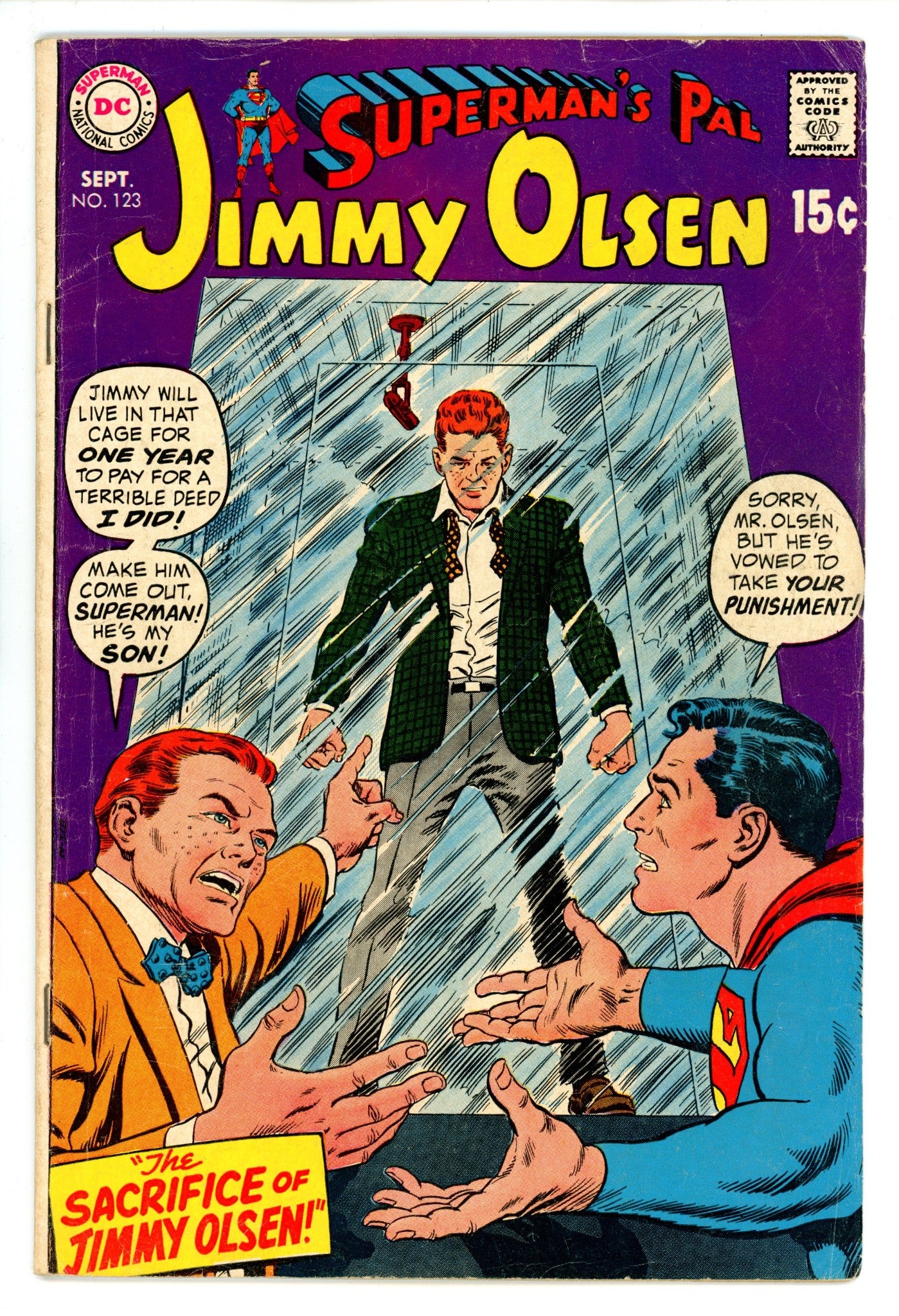 Superman's Pal Jimmy Olsen 123 VG- (3.5) (1969) 