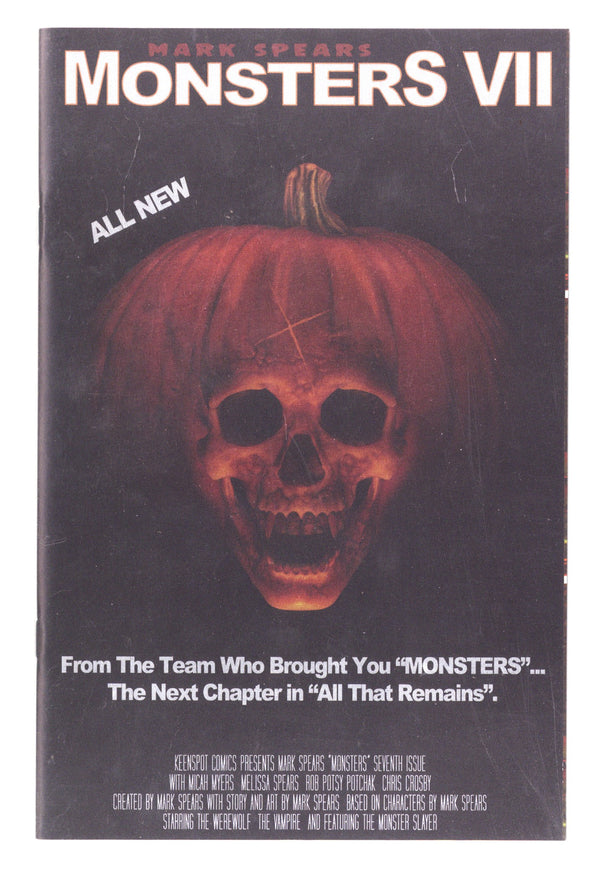 Mark Spears Monsters 7 NM (9.4) (2025) Spears Foil Homage Variant