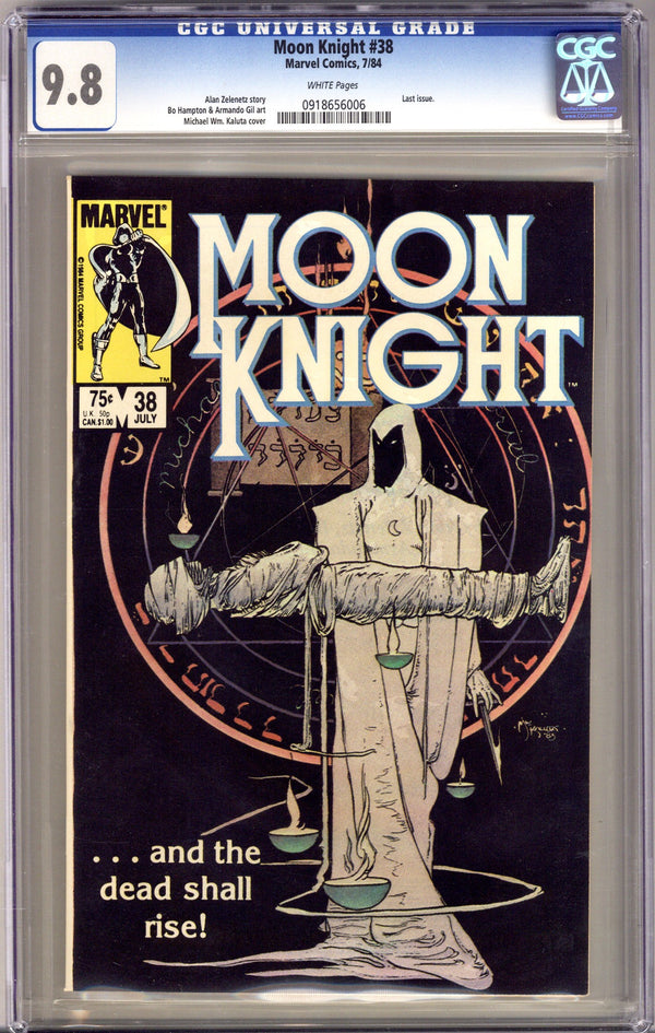 Moon Knight Vol 1 38 CGC 9.8 (NM/M) (1984)