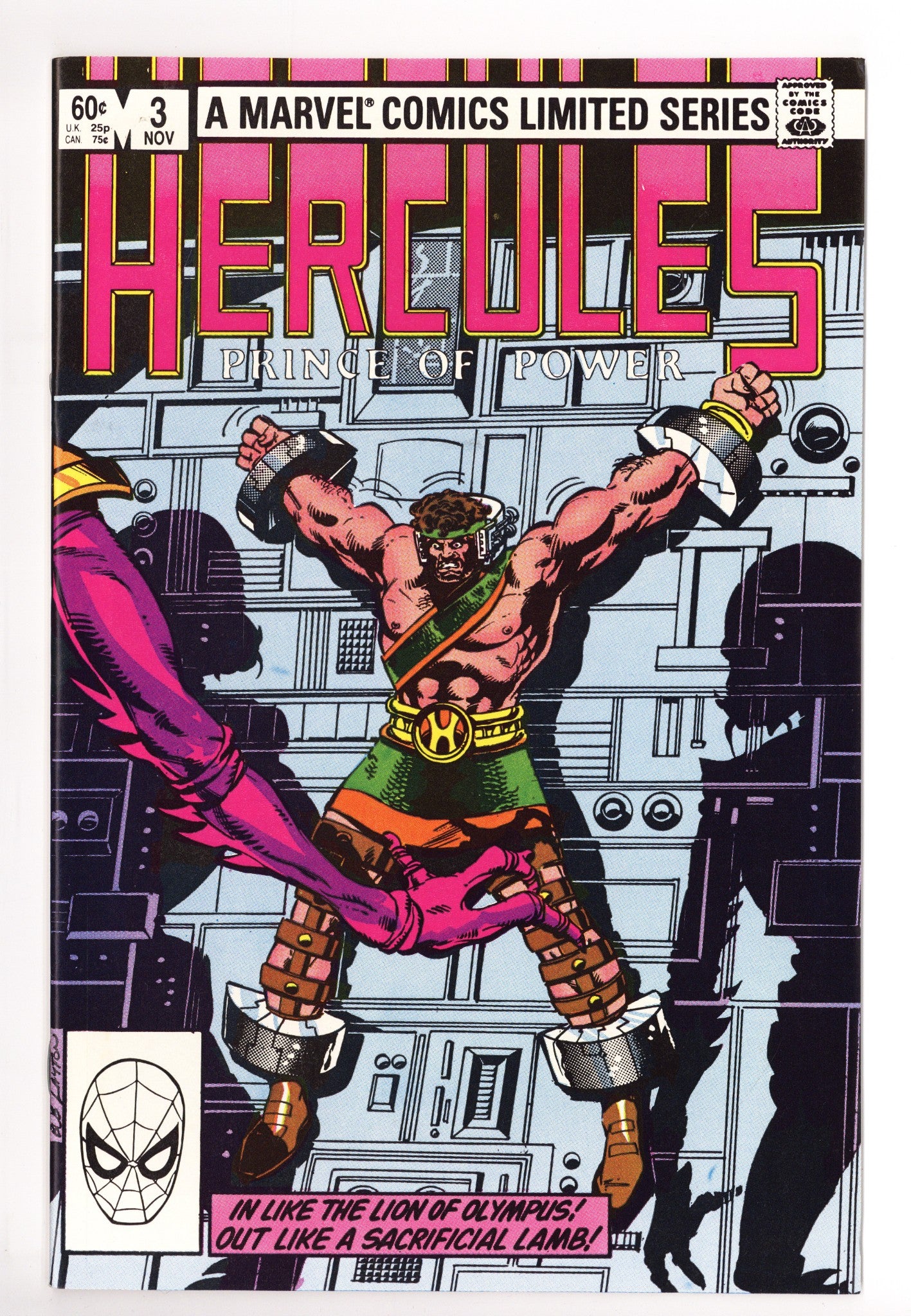 Hercules Vol 1 3 High Grade (1982) 