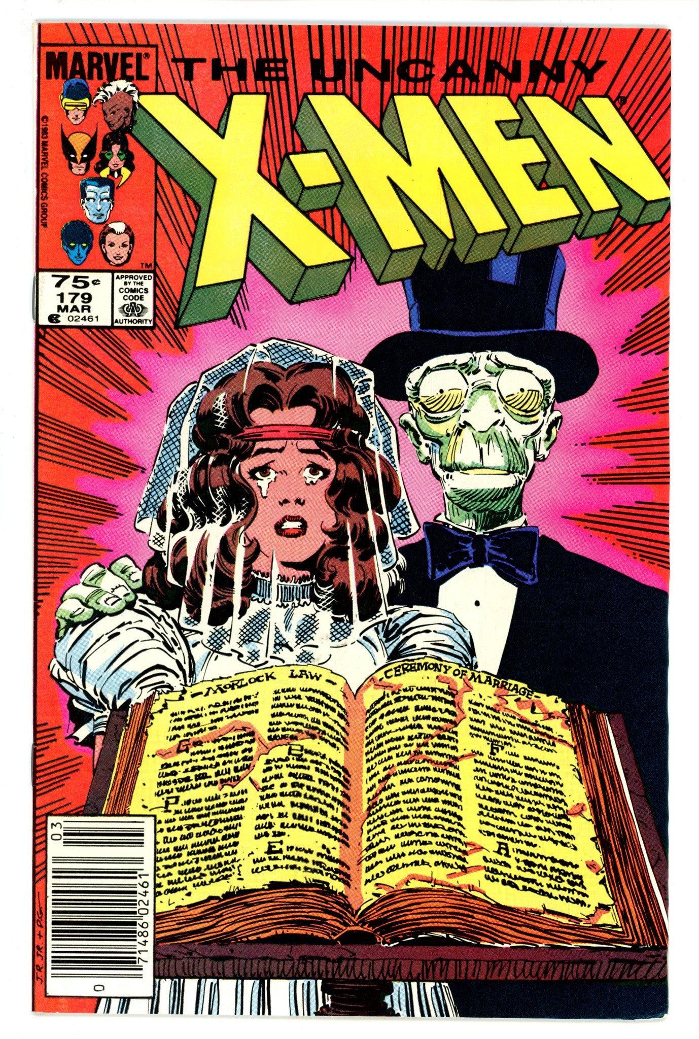 The Uncanny X-Men Vol 1 179 VF (8.0) (1984) Canadian Price Variant 