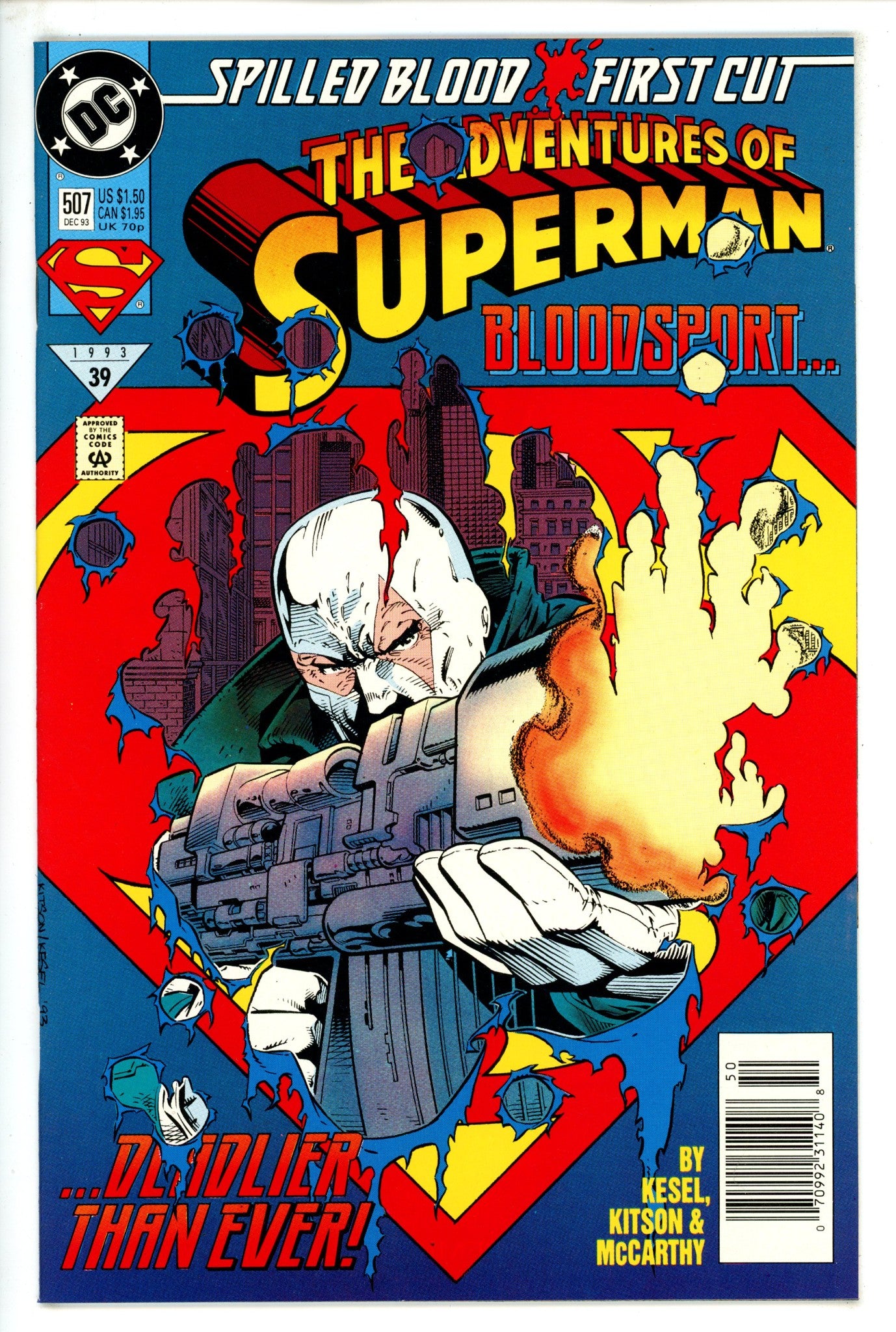 Adventures of Superman Vol 1 507 Newsstand NM (1993)