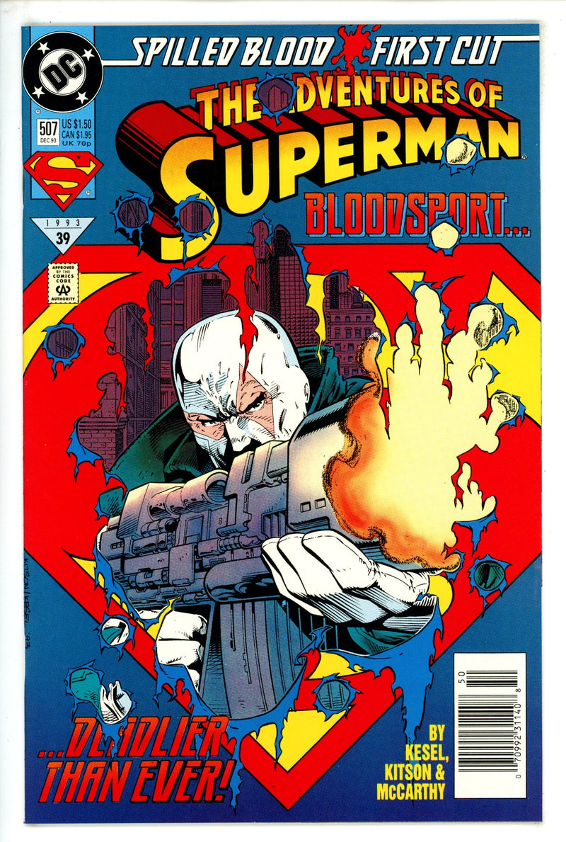 Adventures of Superman Vol 1 507 Newsstand NM (1993)