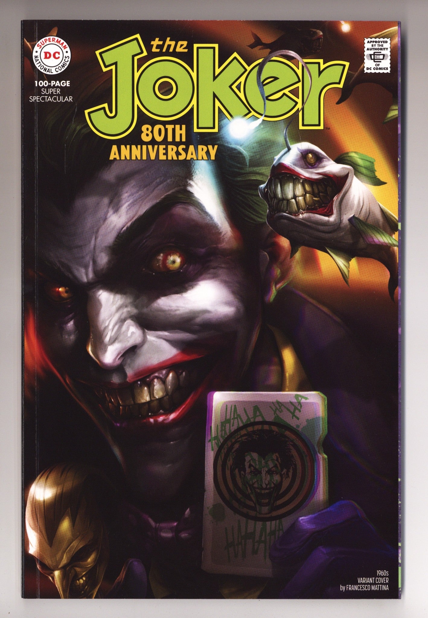 The Joker 80th Anniversary 100-Page Super Spectacular 1 High Grade (2020) Mattina Variant 