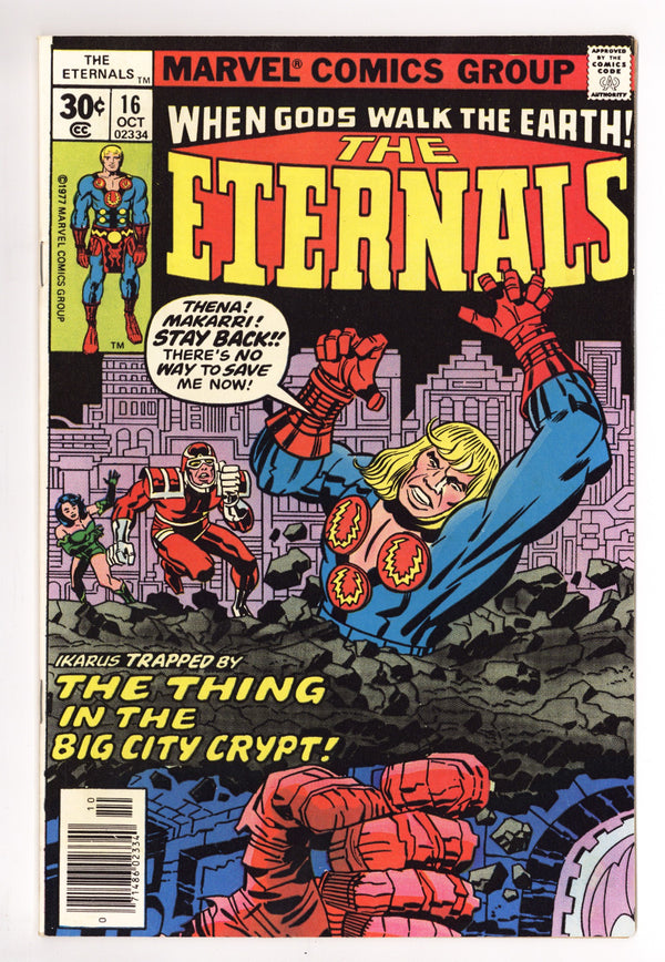 The Eternals Vol 1 16 VF+ (8.5) (1977)