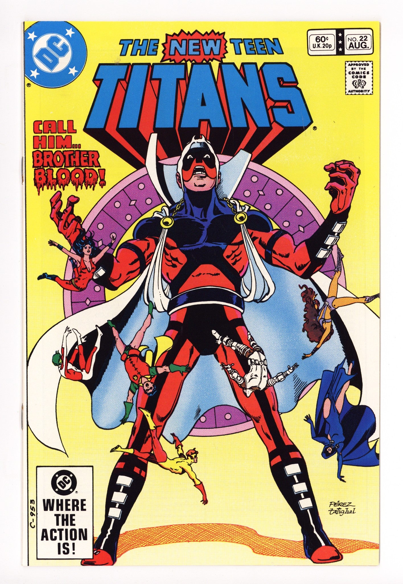 The New Teen Titans Vol 1 22  High Grade   (1982)        
