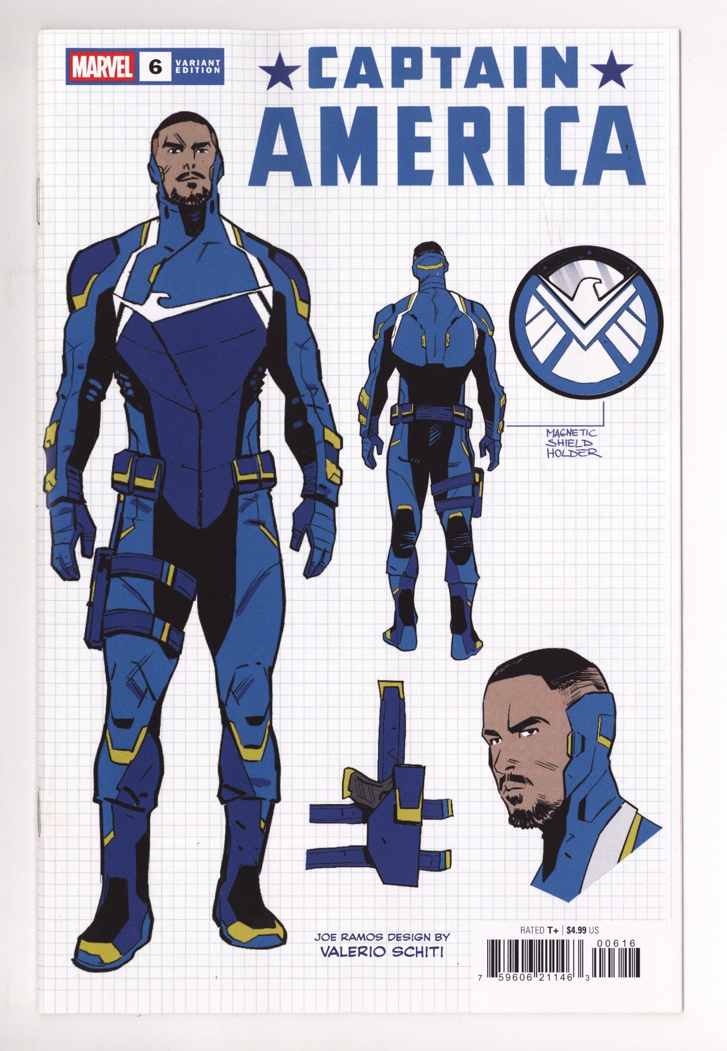 Captain America Vol 12 6 Schiti  Design Incentive NM   (2026)