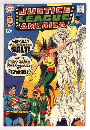 Justice League of America Vol 1 72 FN+ (6.5) (1969)