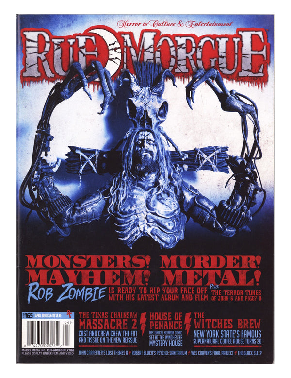 Rue Morgue Magazine 165 Mid Grade (2016)