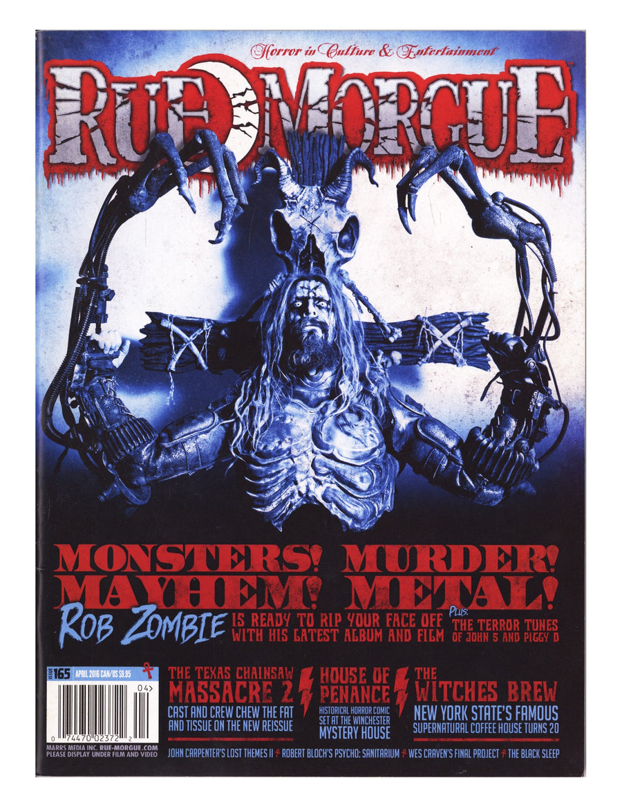 Rue Morgue Magazine 165 Mid Grade (2016) 