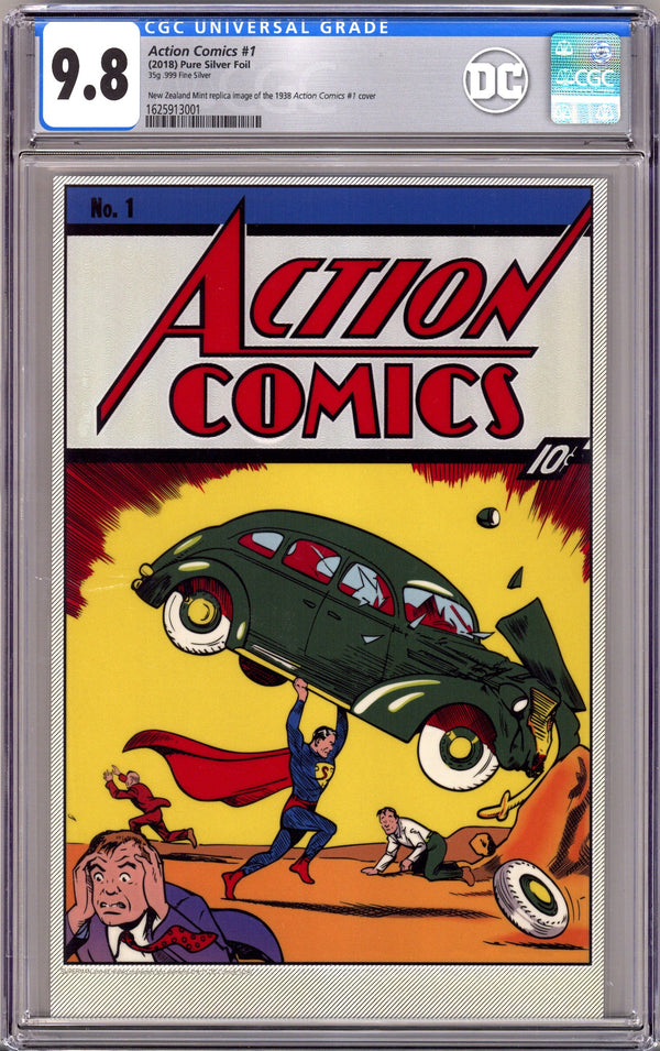 Action Comics Pure Silver Foil 1 CGC 9.8 (NM/M) (2018)