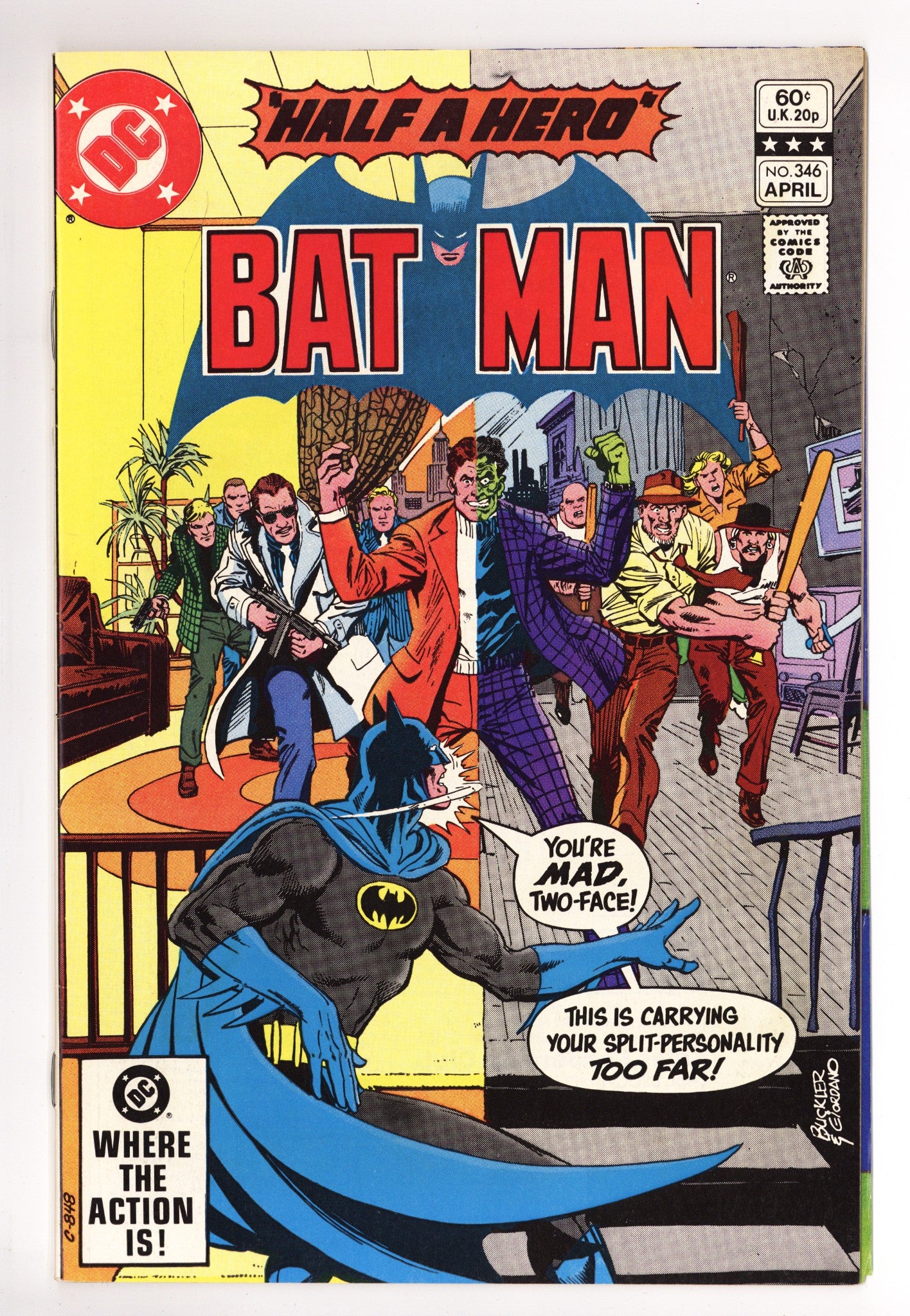Batman Vol 1 346 Mid Grade (1982) 