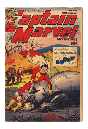 Captain Marvel Adventures 129 VG- (3.5) (1952)
