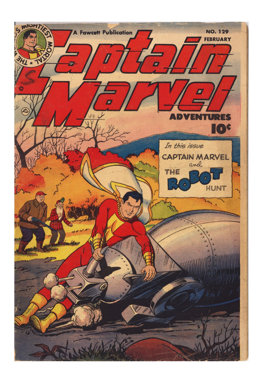 Captain Marvel Adventures 129 VG- (3.5) (1952) 