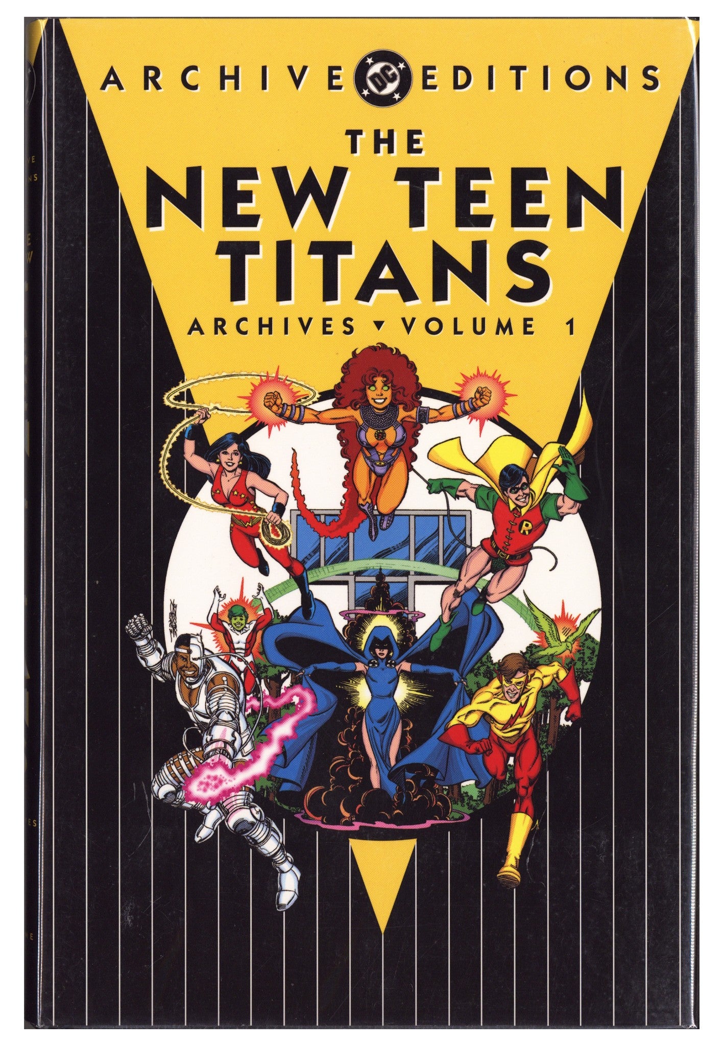 New Teen Titans Archives HC Vol 1 Mid Grade (1999) Signed x1 1st Page George Perez 