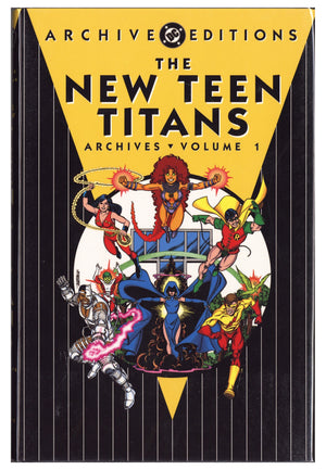 New Teen Titans Archives HC Vol 1 Mid Grade (1999) Signed x1 1st Page George Perez