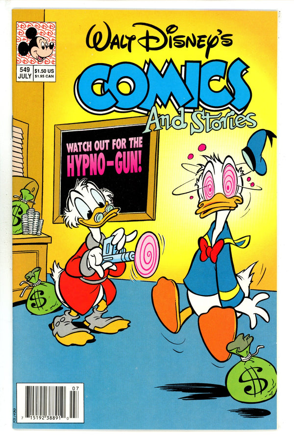 Walt Disney's Comics and Stories 549 Newsstand NM- (1990)
