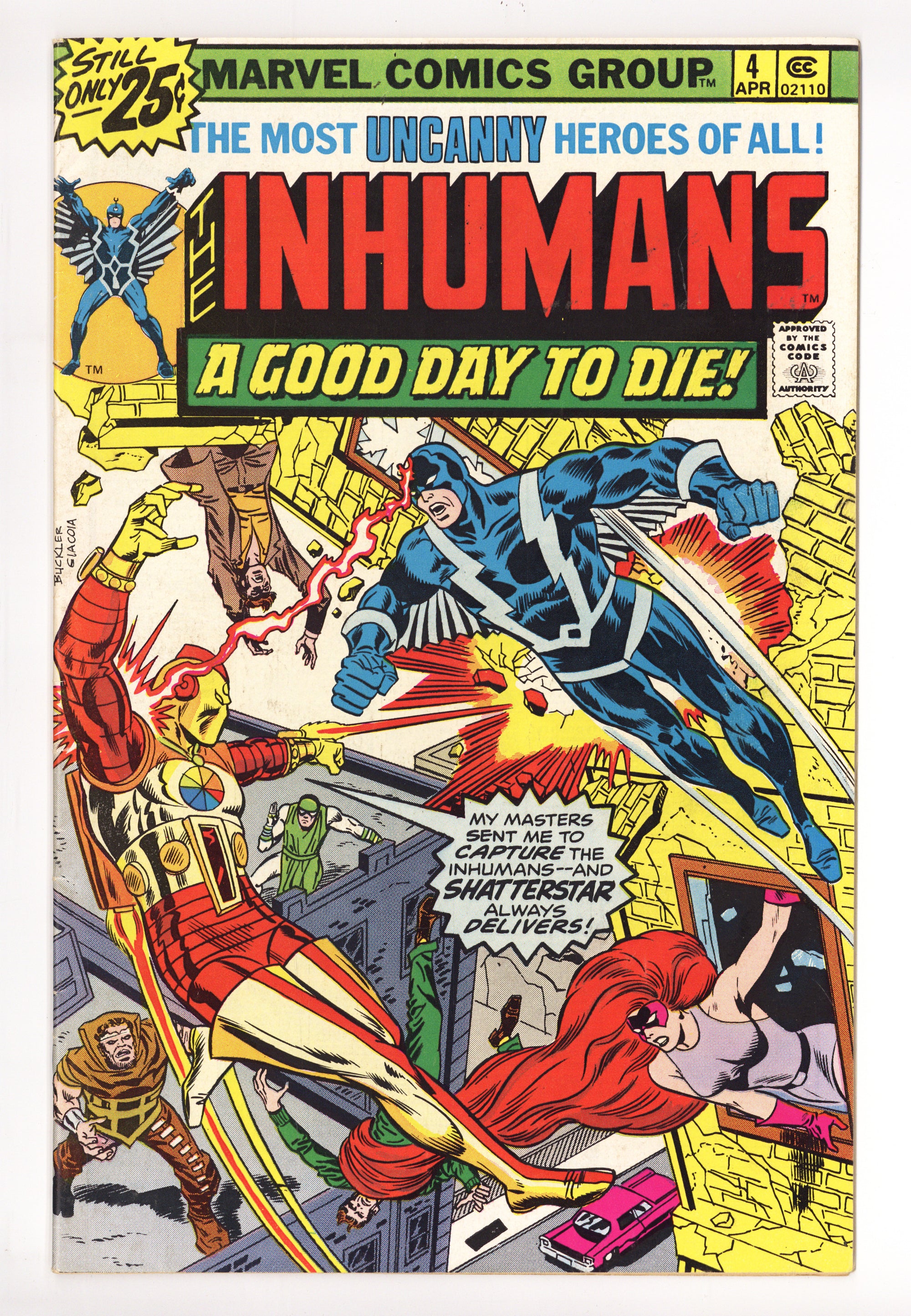 The Inhumans Vol 1 4 Low Grade (1976) 