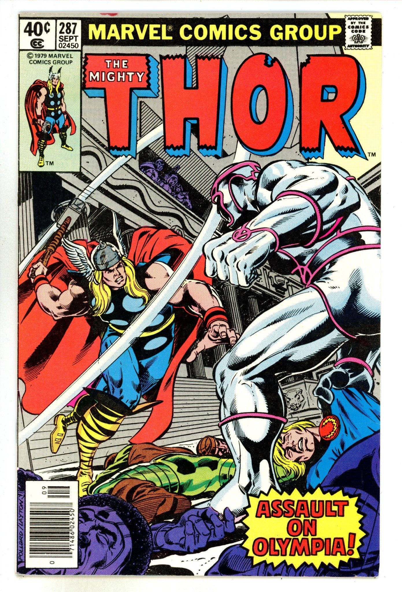 Thor Vol 1 287 High Grade (1979) Newsstand 