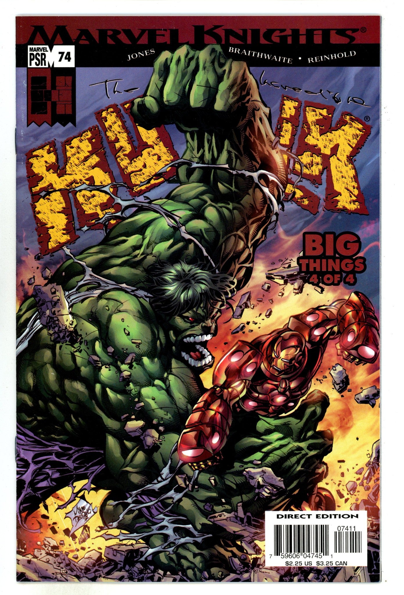 Incredible Hulk Vol 2 74 High Grade (2004) 