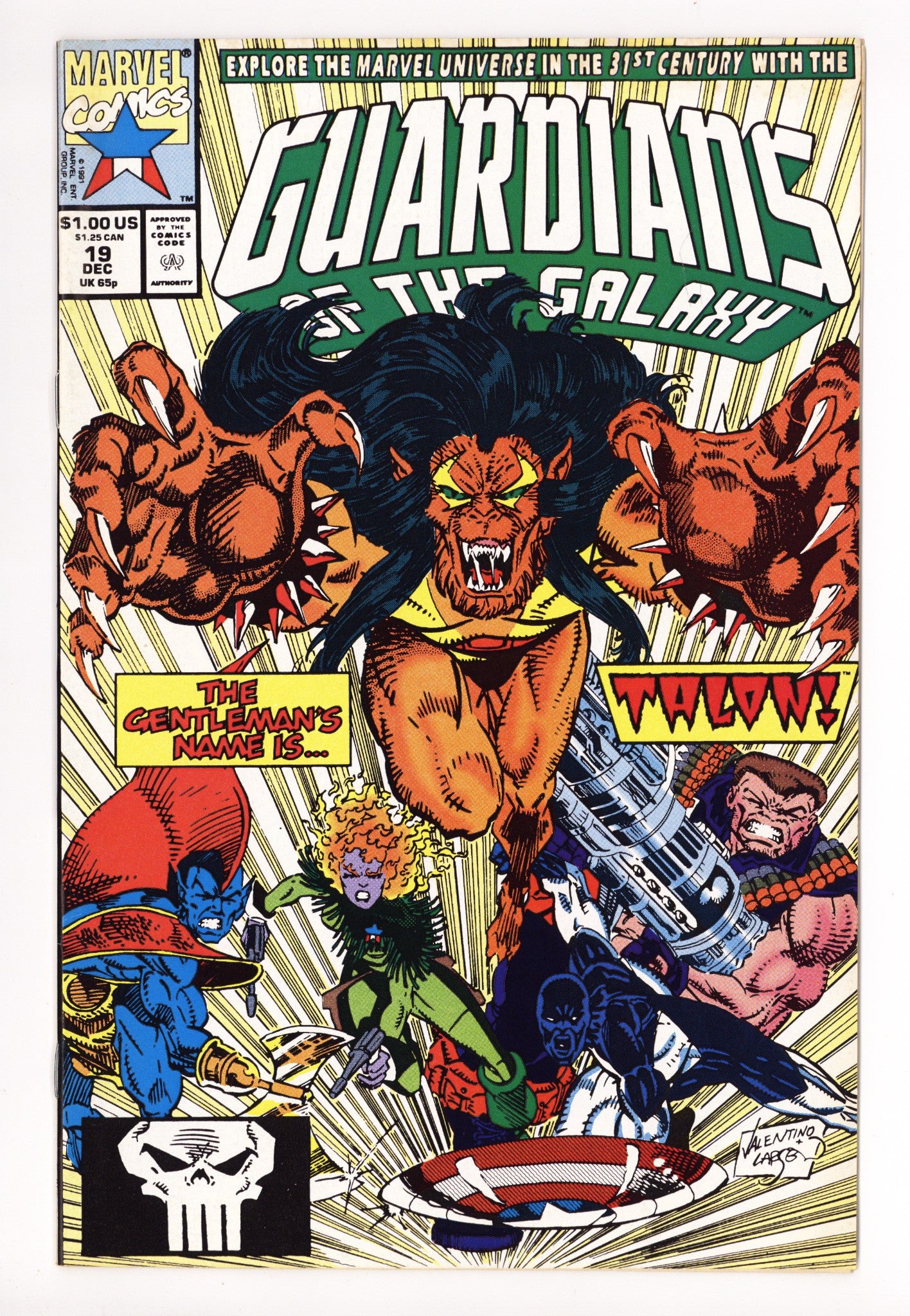 Guardians of the Galaxy Vol 1 19 Mid Grade (1991) 