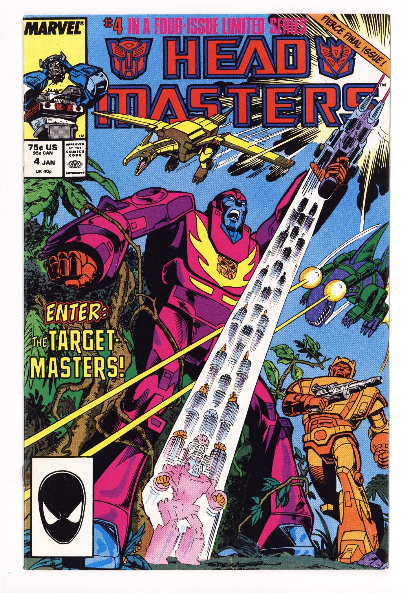 The Transformers: Headmasters 4 Mid Grade (1988) 