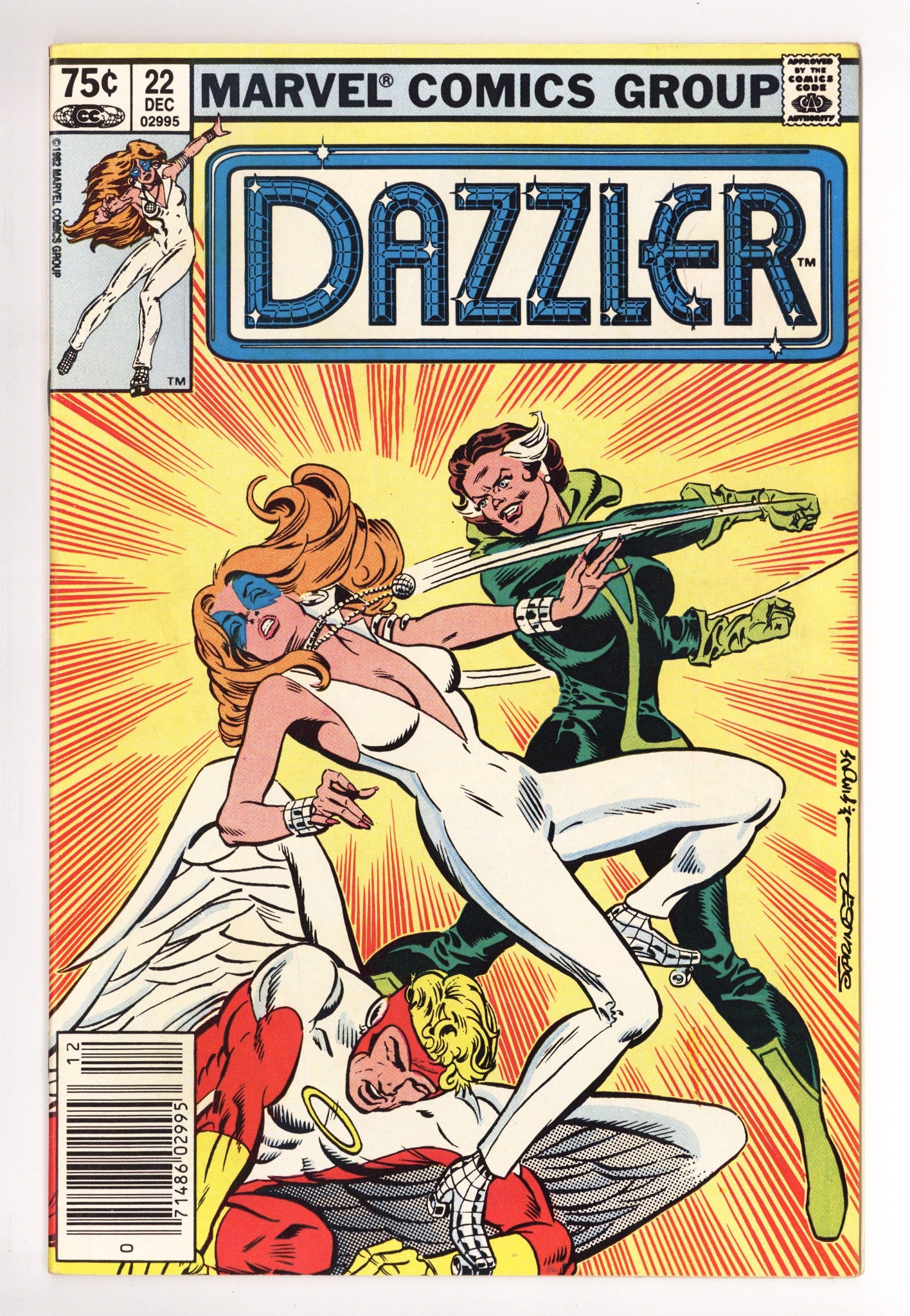 Dazzler Vol 1 22 Mid Grade (1982) Canadian Price Variant 