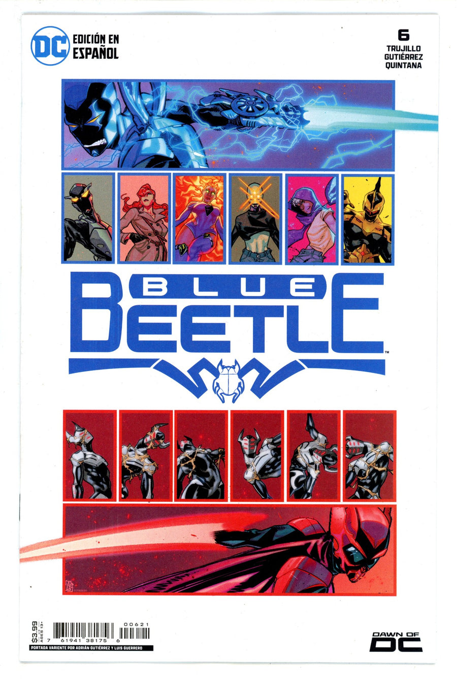 Blue Beetle Vol 11 6 Guti├⌐rrez Spanish Variant (2024)