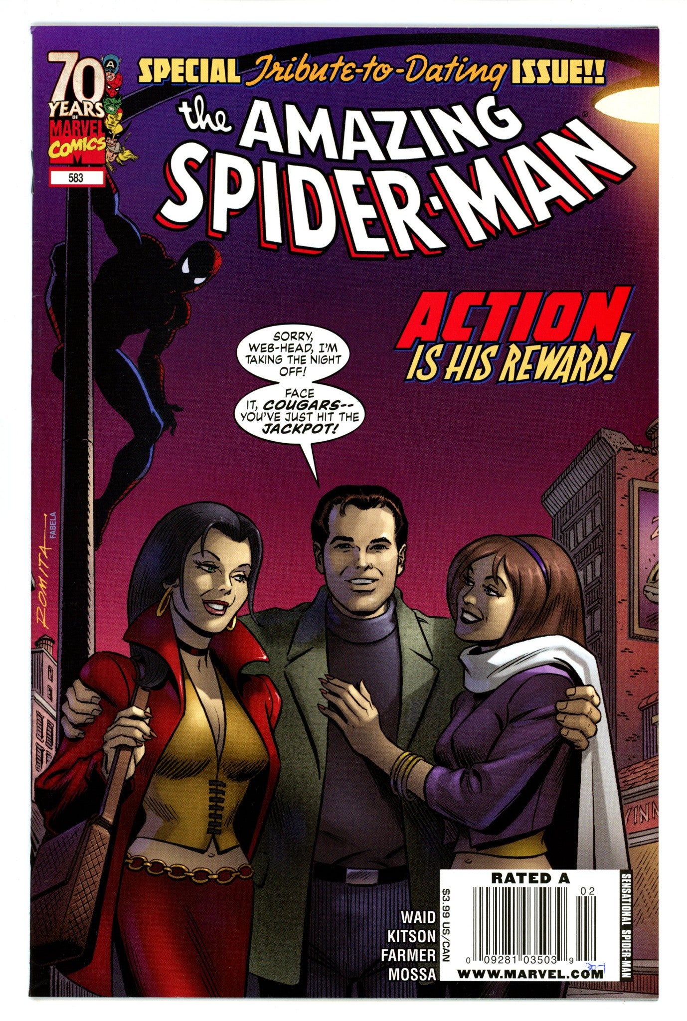 The Amazing Spider-Man Vol 2 583 VF (8.0) (2009) Newsstand 