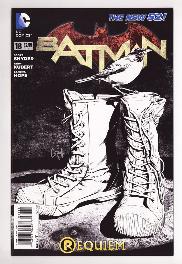 Batman Vol 2 18 VF/NM (9.0) (2013) Capullo B&W Incentive Variant