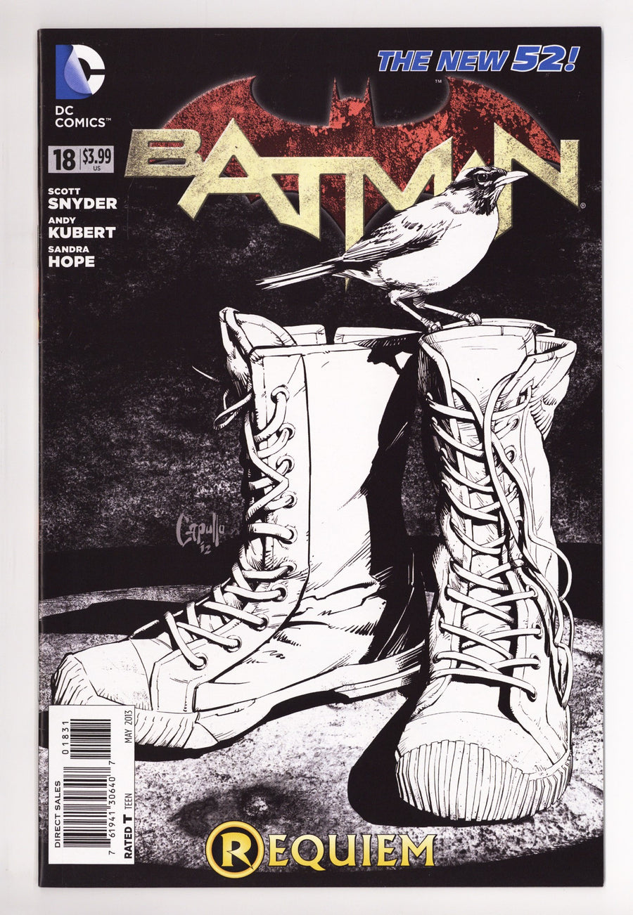 Batman Vol 2 18 VF/NM (9.0) (2013) Capullo B&W Incentive Variant 