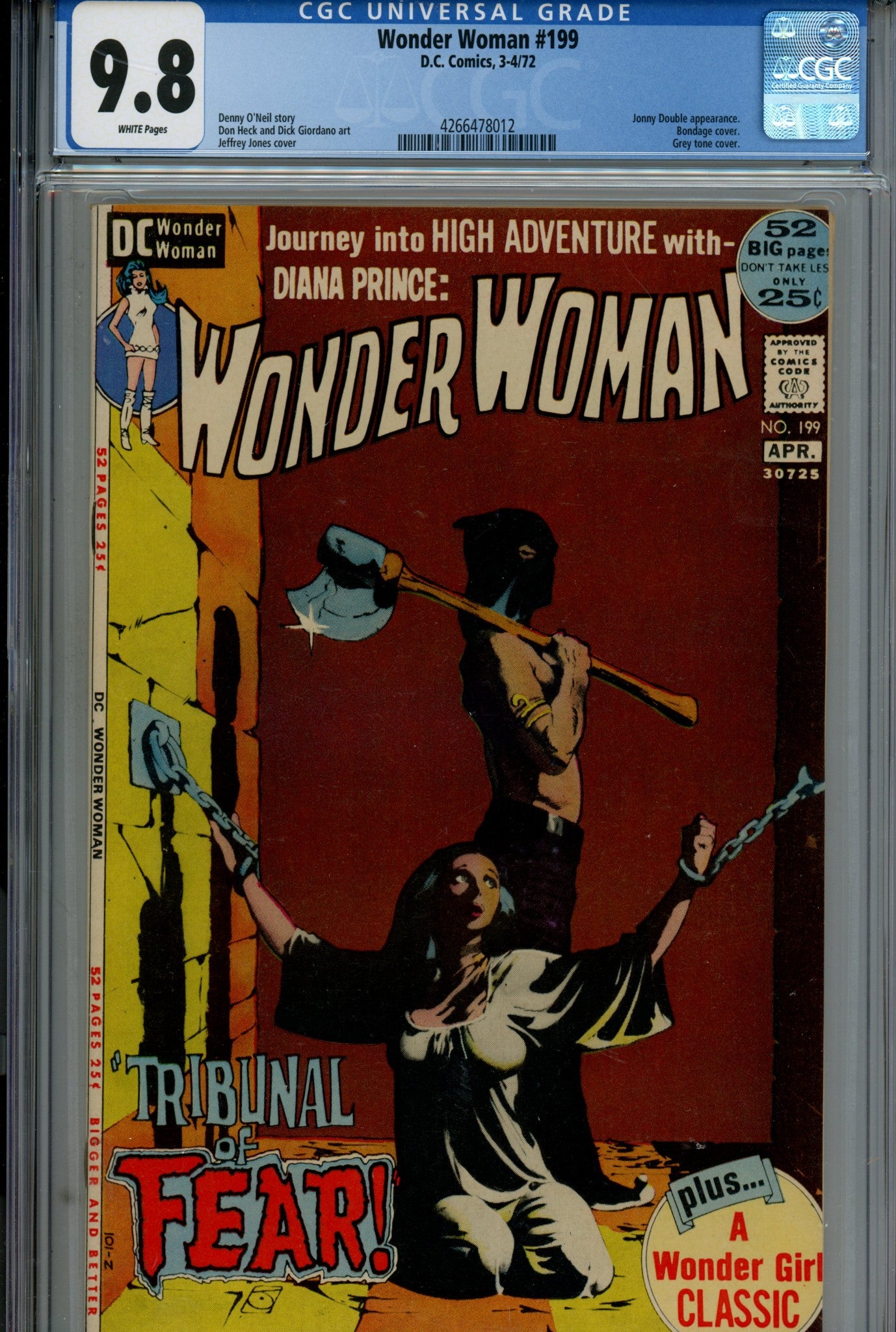 Wonder Woman Vol 1 199 CGC 9.8 (NM/M) (1972) 