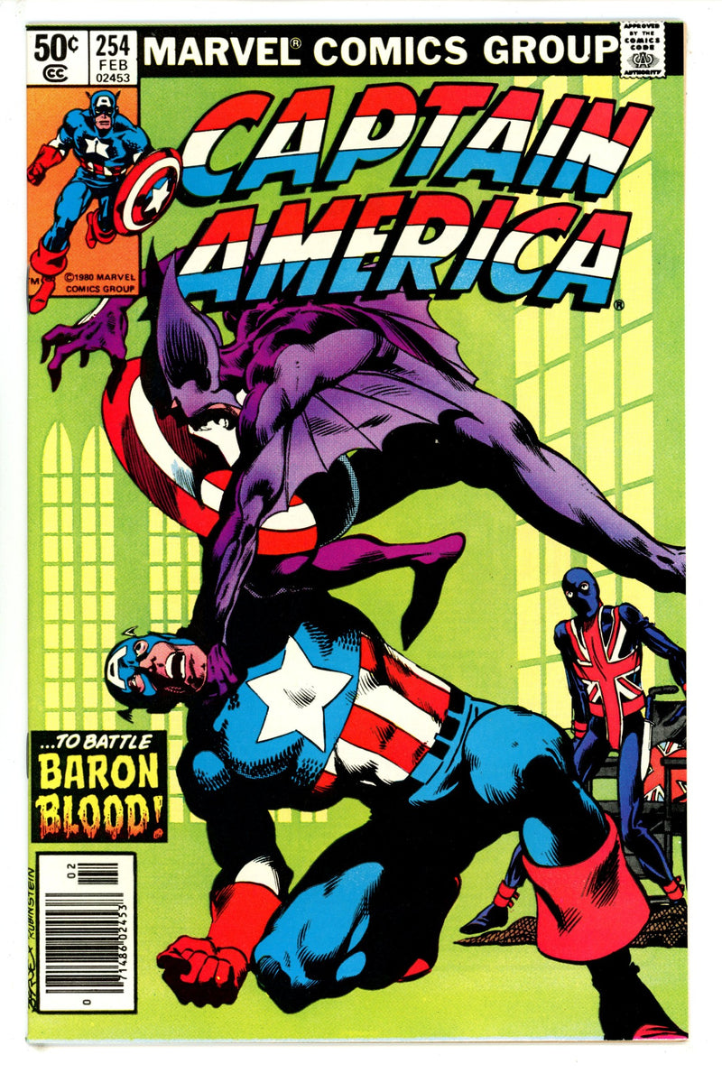 Captain America Vol 1 254 Newsstand VF/NM (1981)
