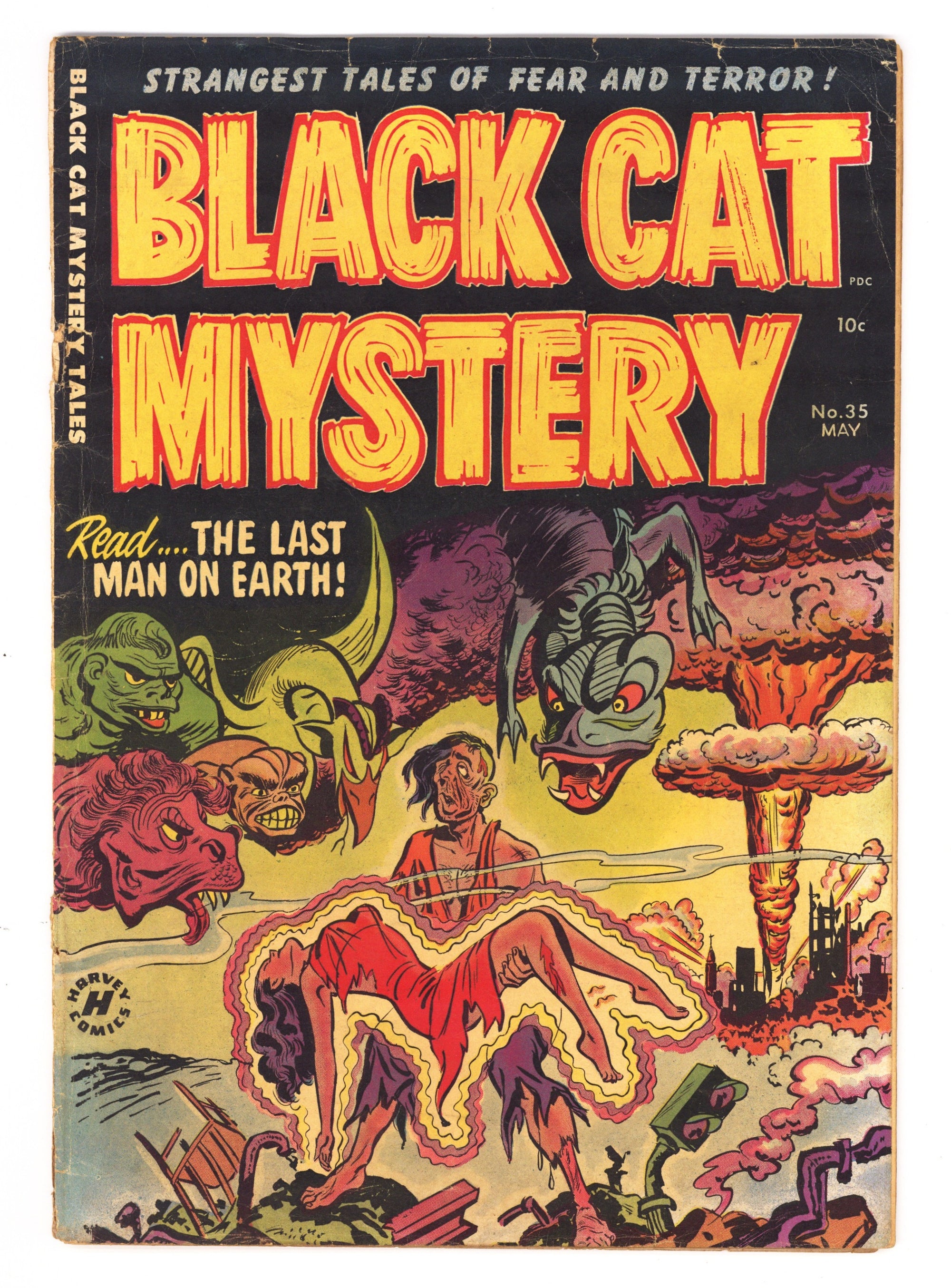 Black Cat Mystery   35  FR/GD (1.5) Cover Detached  (1952)        