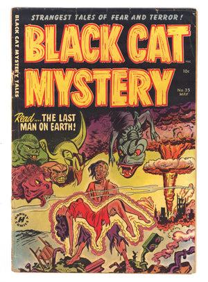 Black Cat Mystery   35  FR/GD (1.5) Cover Detached  (1952)