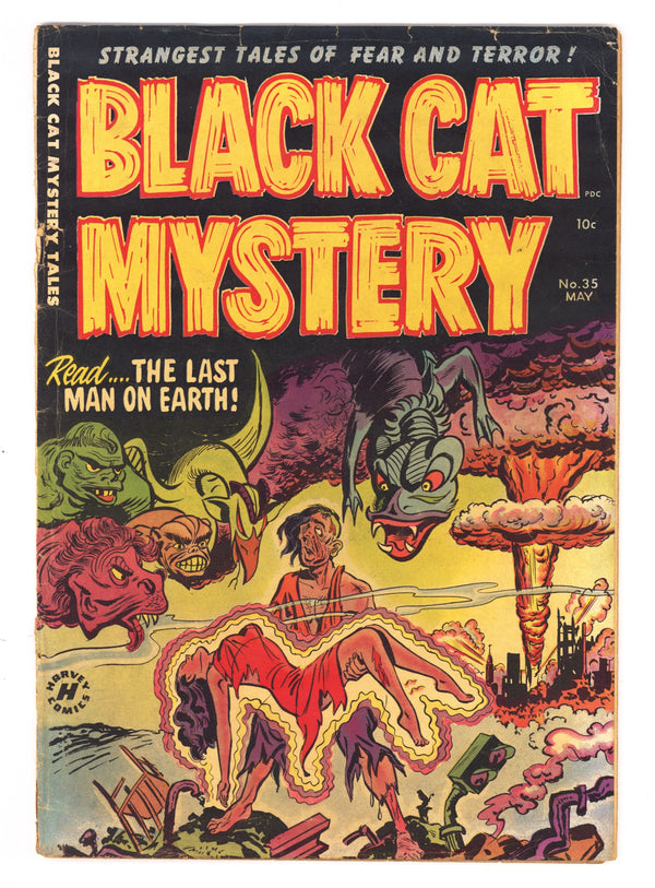 Black Cat Mystery   35  FR/GD (1.5) Cover Detached  (1952)